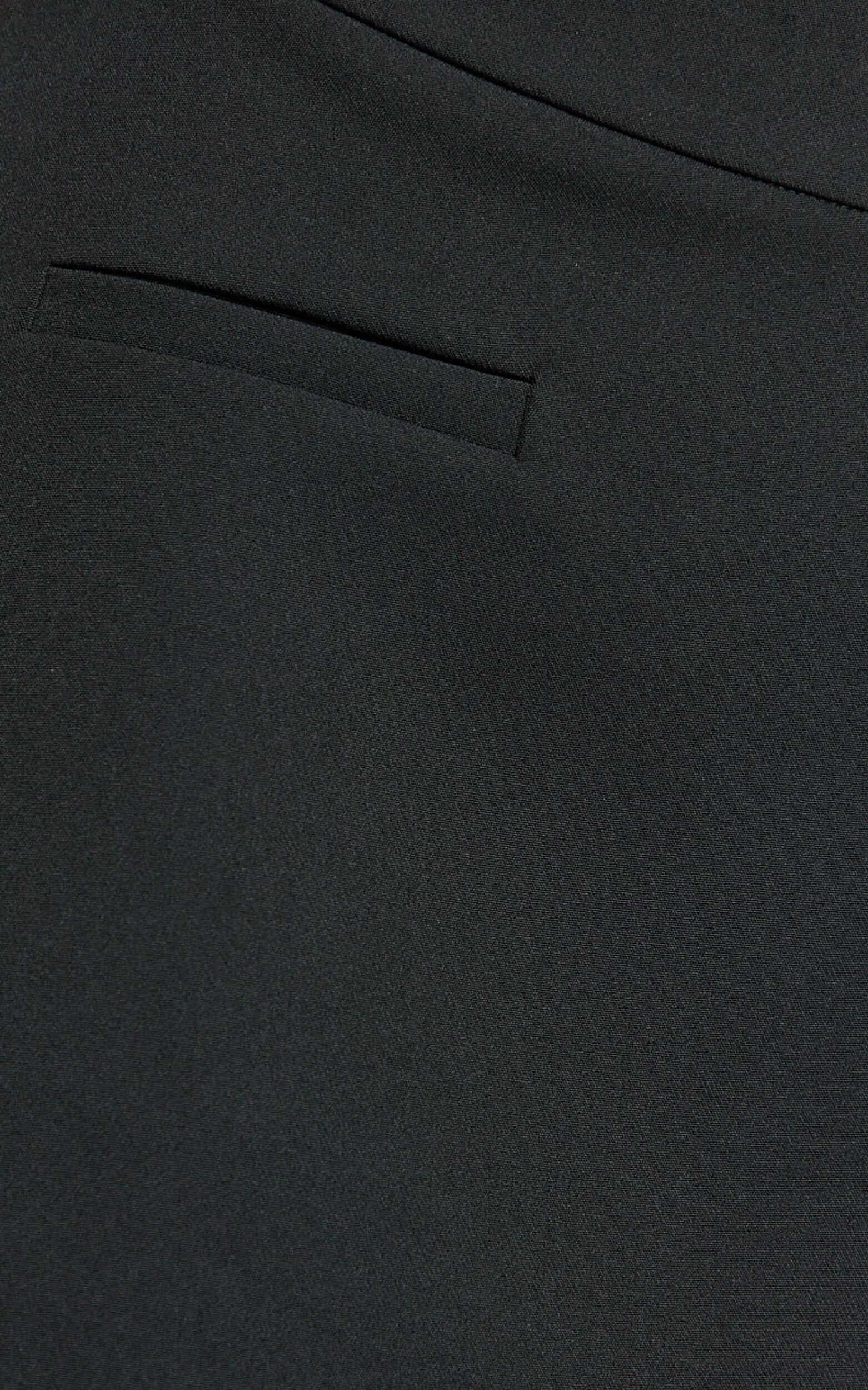 Noemi Skort - High Waist Faux Wrap Mini Skort in Black