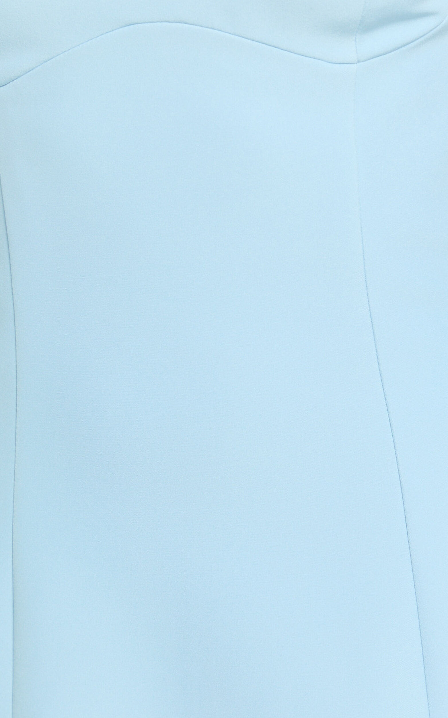 Aretha Mini Dress - Corset Panel Dress in Blue