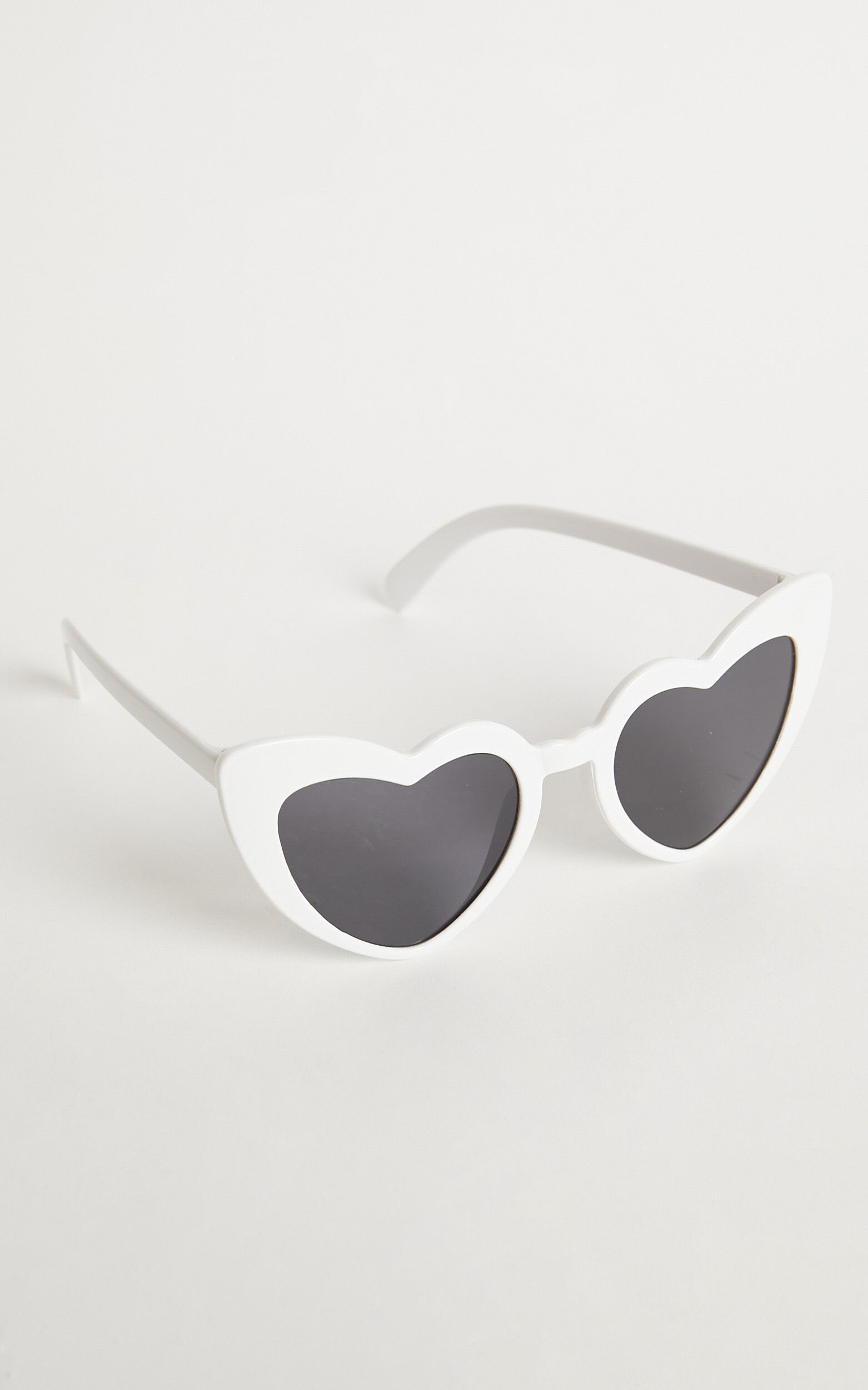 Isobel Heart Sunglasses in White
