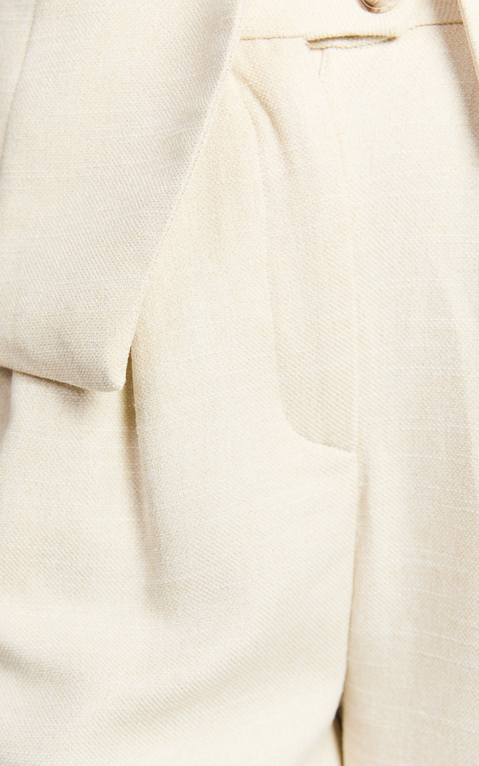 Andie Pants - High Waist Tailored Pants in Cream