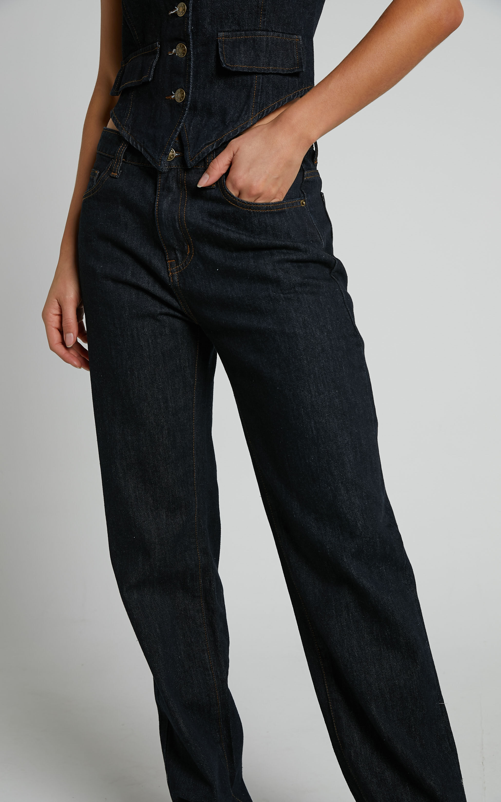 Lioness - Crawford Jeans in Dark Denim