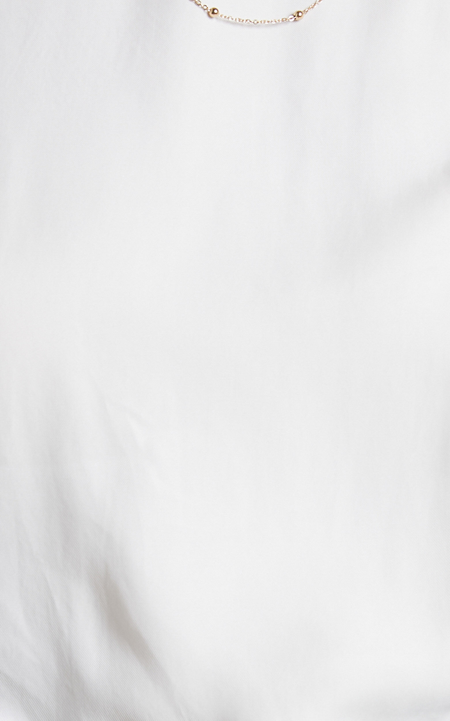 Tinaya Top - Raglan Shell Top in White