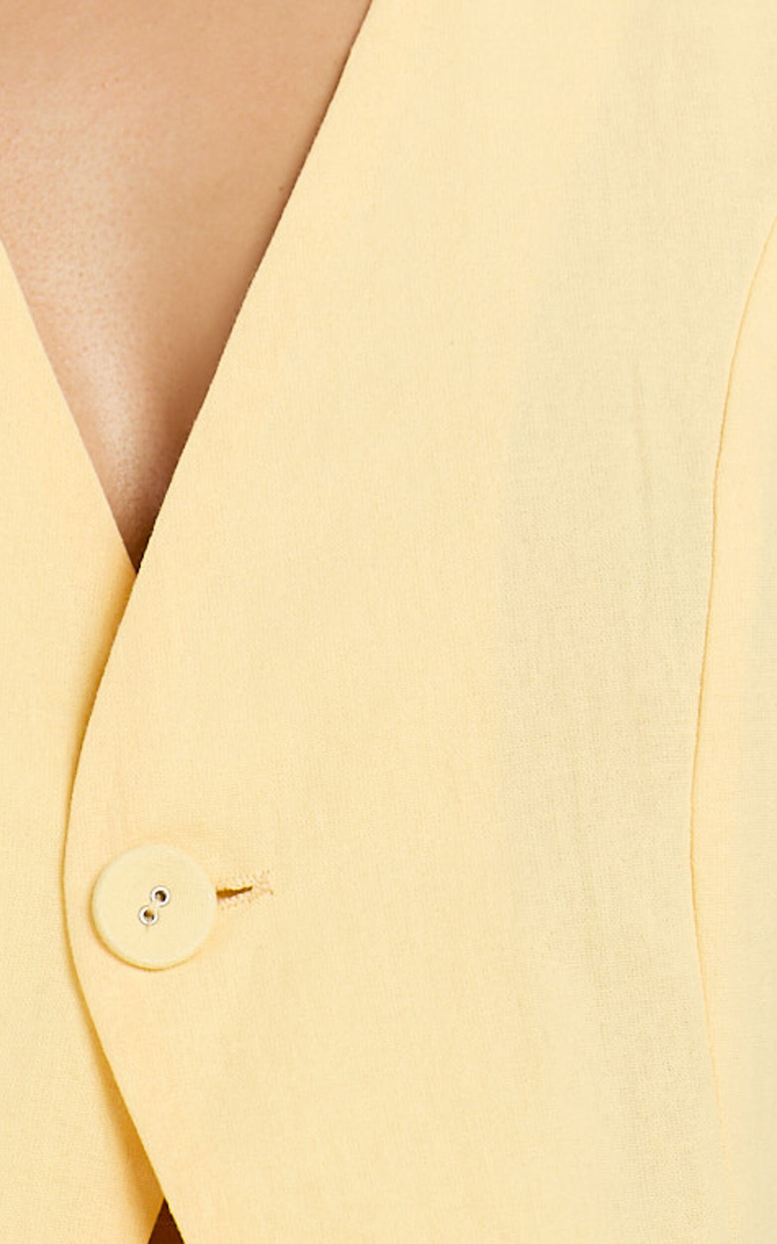 Tonya Two Piece Set - V Neck Sleeveless Top and Shorts Set in Lemon