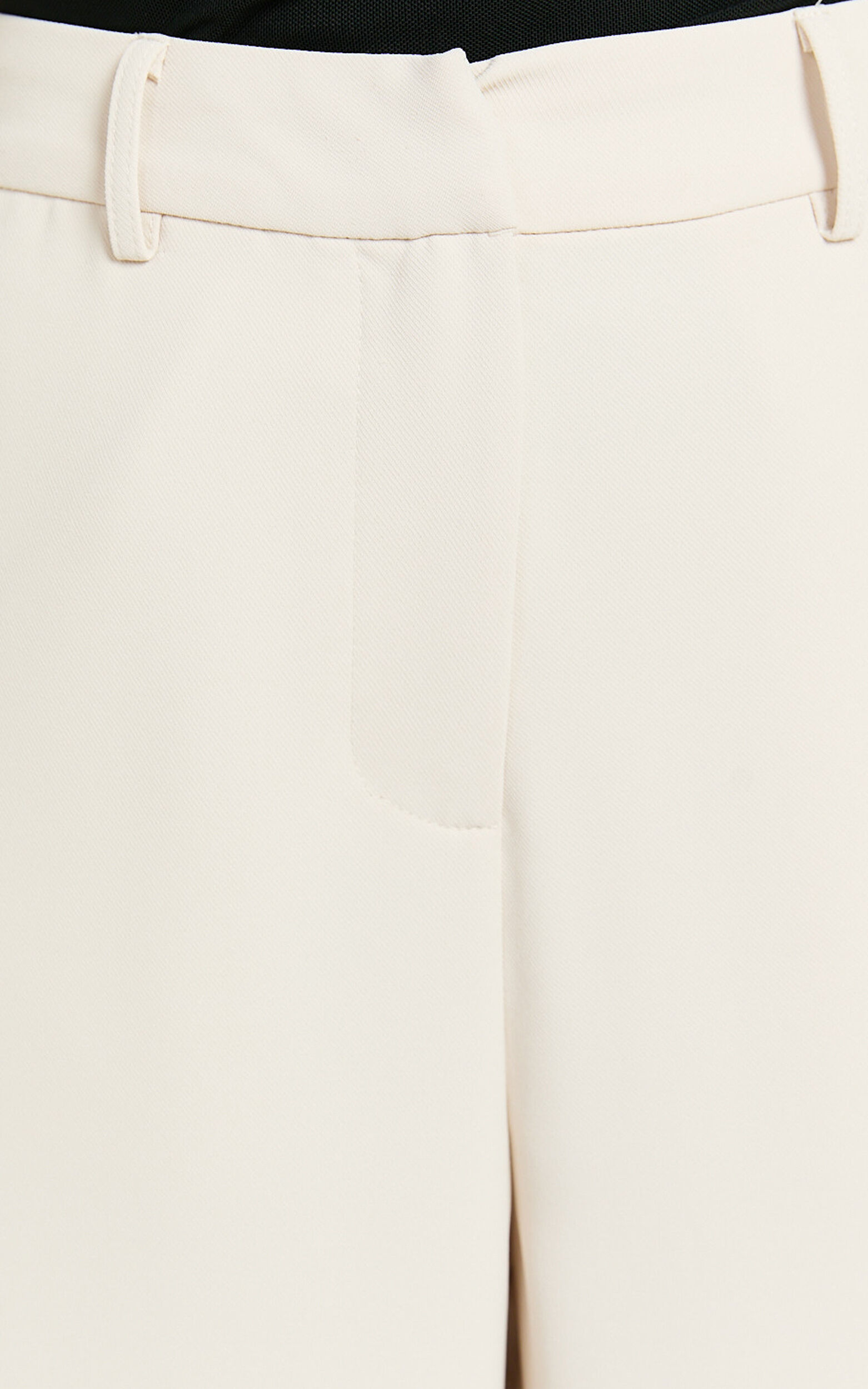 Bonnie Pants - High Waisted Tailored Wide Leg Pants in Bone