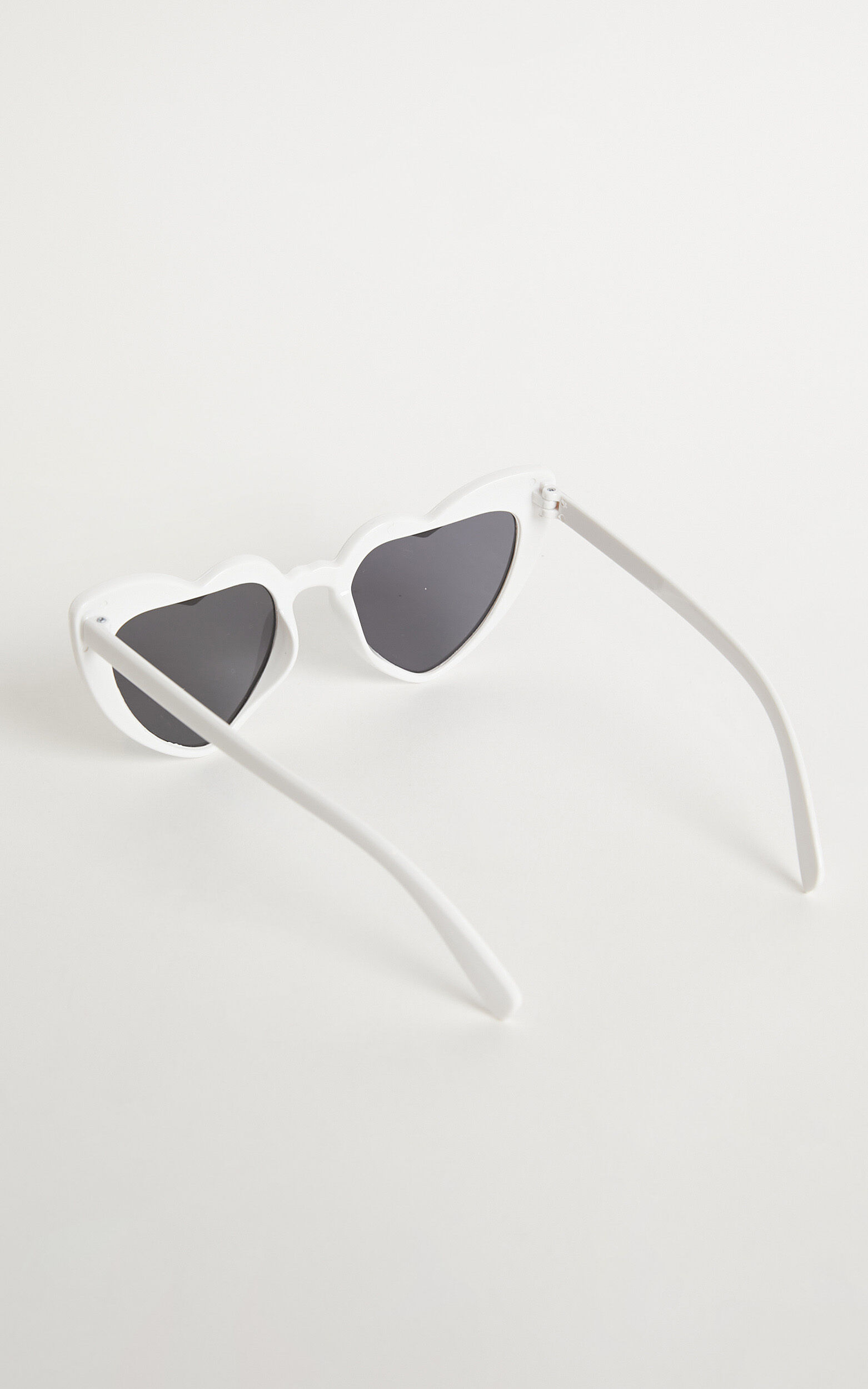 Isobel Heart Sunglasses in White