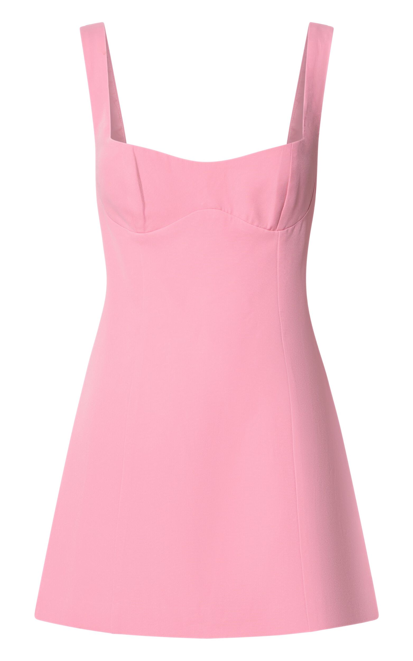Aretha Mini Dress - Corset Panel Dress in Pink