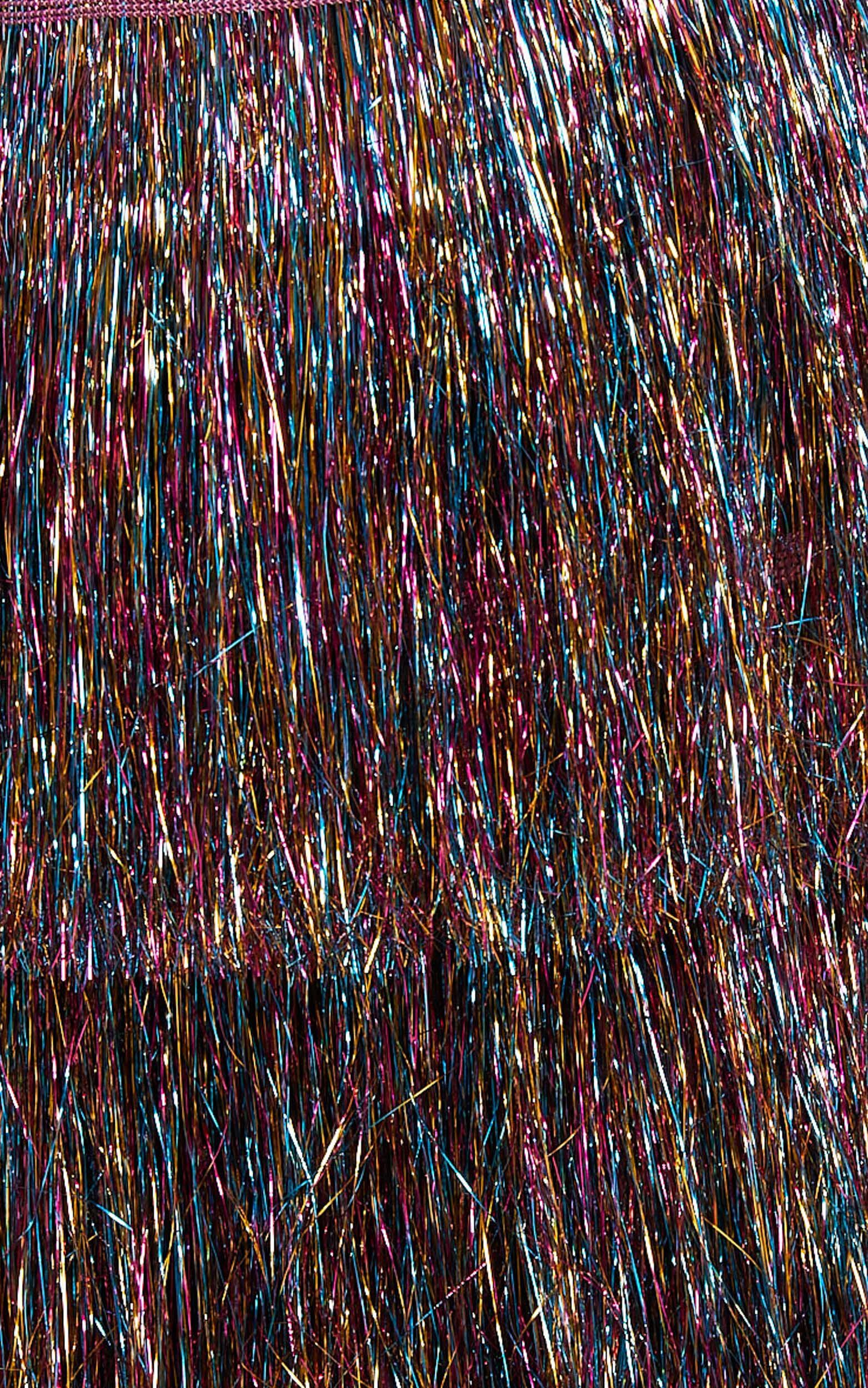 Jenalyn Skort - Fringe Layered Skort in Multi