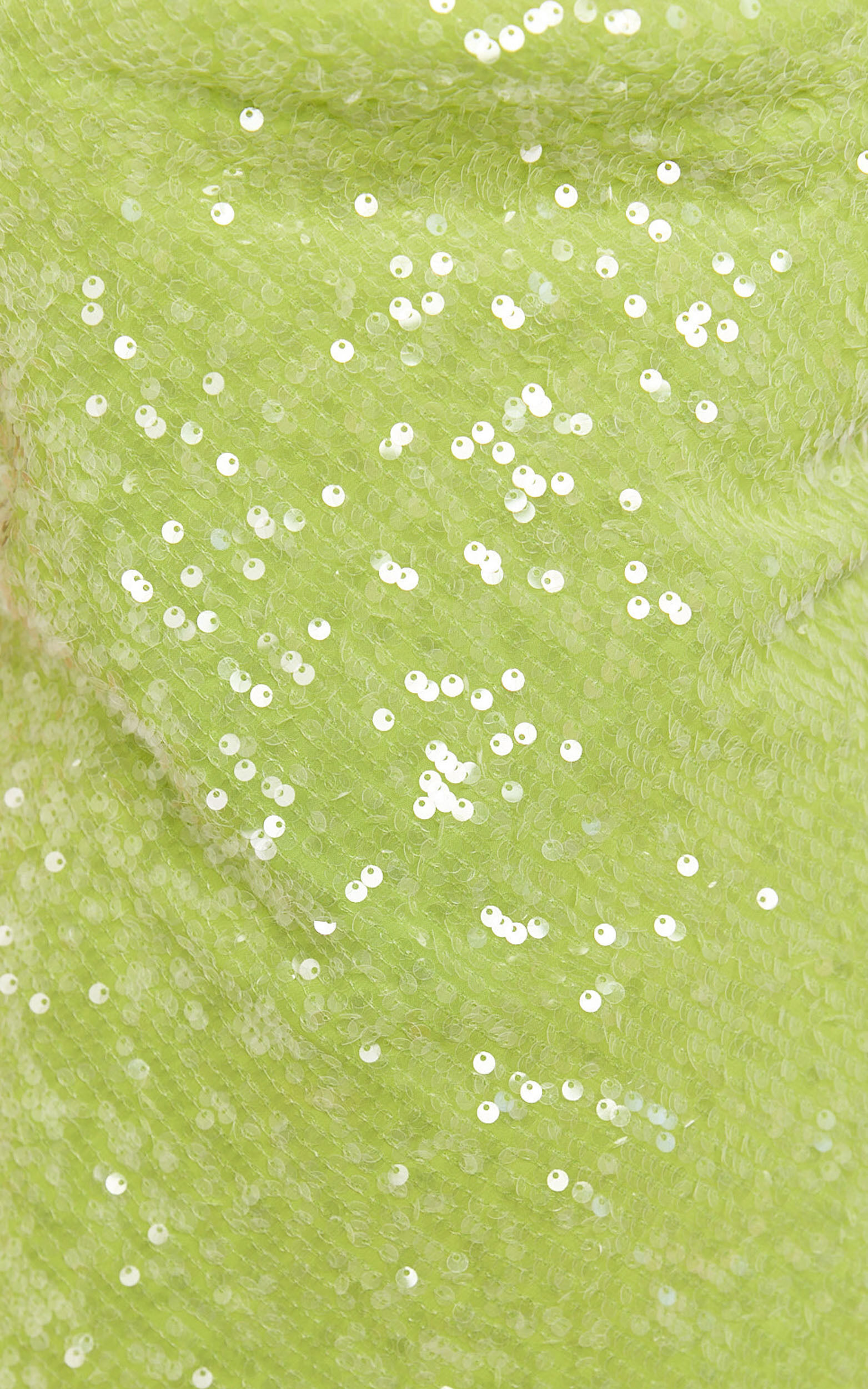 Orla Mini Dress - Cowl Neck Halter Dress in Green