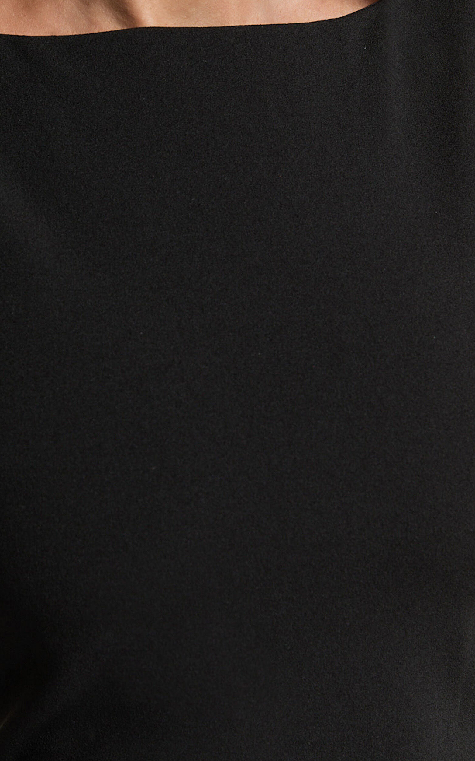 Bindi Boat Neck Bodycon Mini Dress in Black