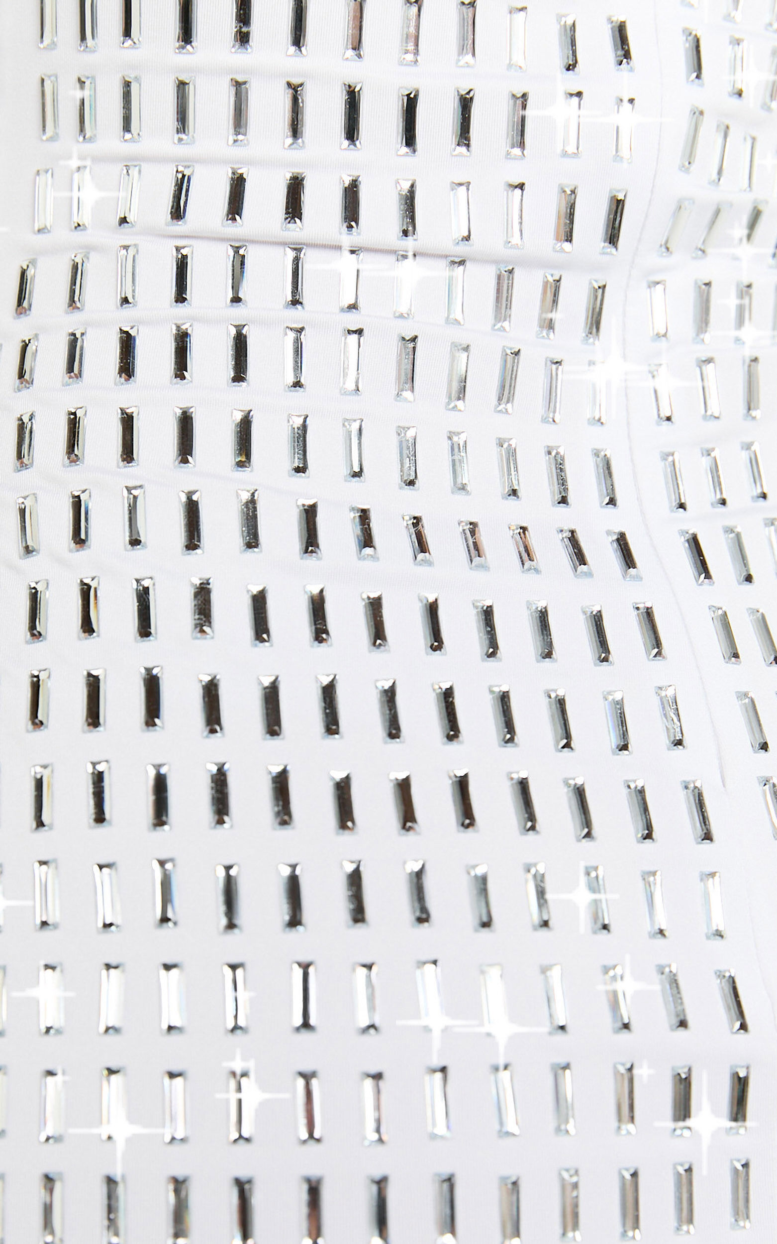 Joyce Mini Dress - Heat Press Strapless Dress in Silver