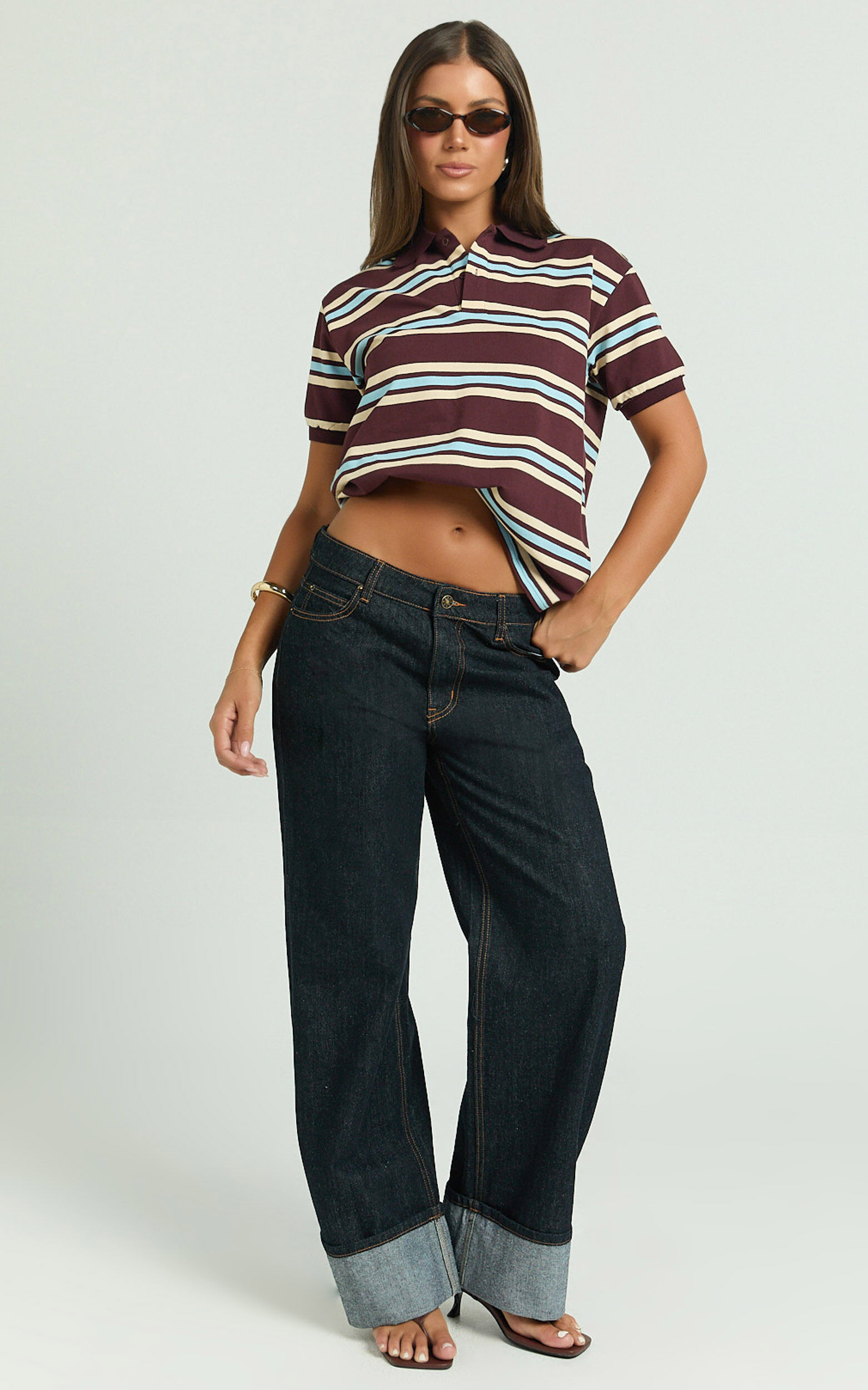 Lioness - Leisure Polo in Chocolate Multi