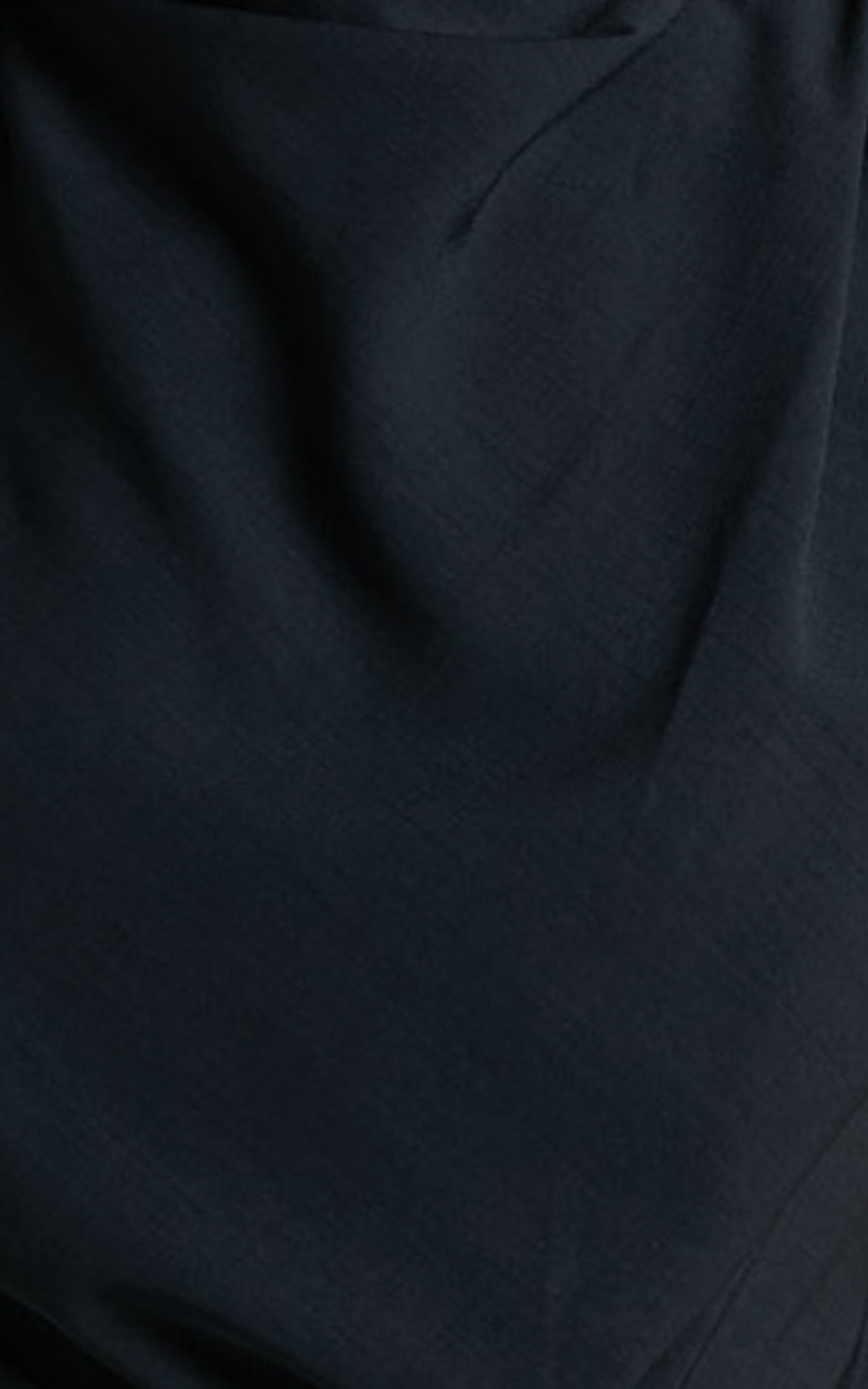 Arianae Top - High Neck Top in Black