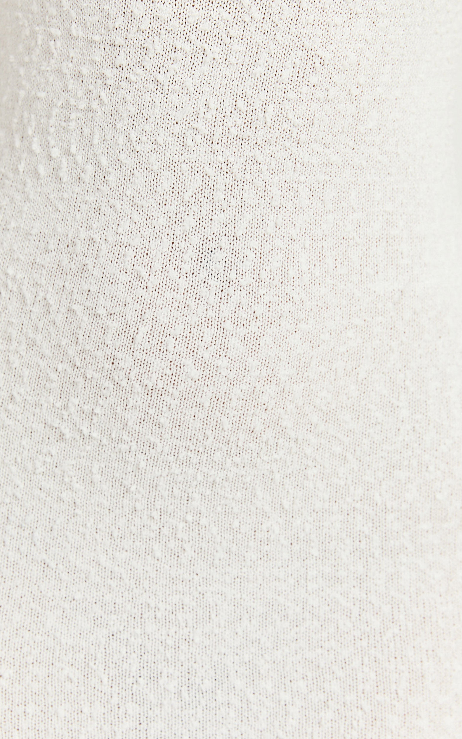 Beatrice Maxi Dress - High Neck Bodycon Knit Dress in White