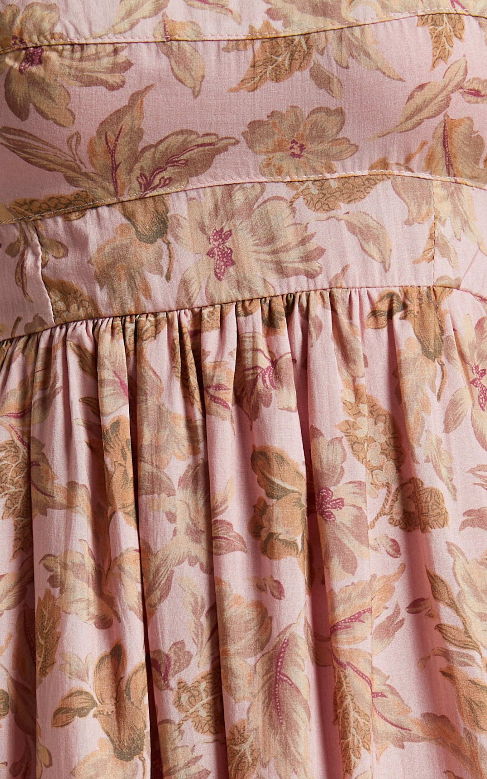 Amalie The Label - Kai Double Tie Back Midi Dress in Vahala Print