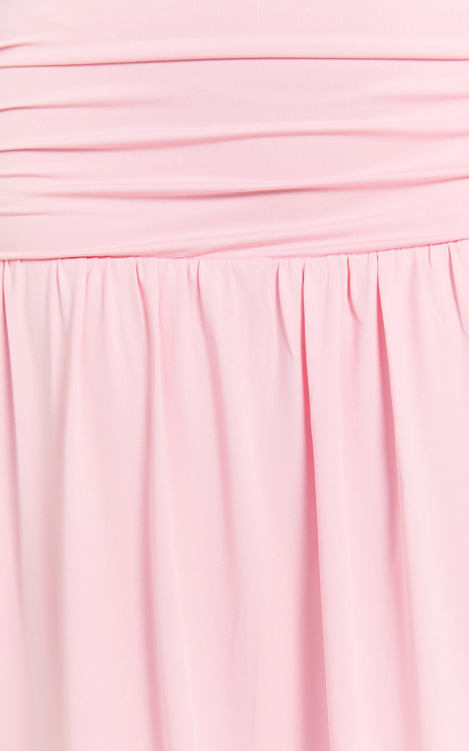 Nancy Maxi Skirt - Gathered Waist Skirt in Pink