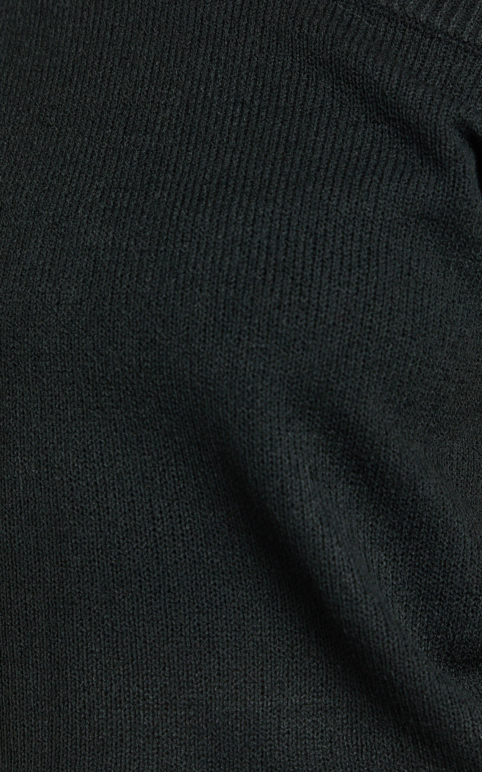 Marilou Top - Knit Off Shoulder Top in Black