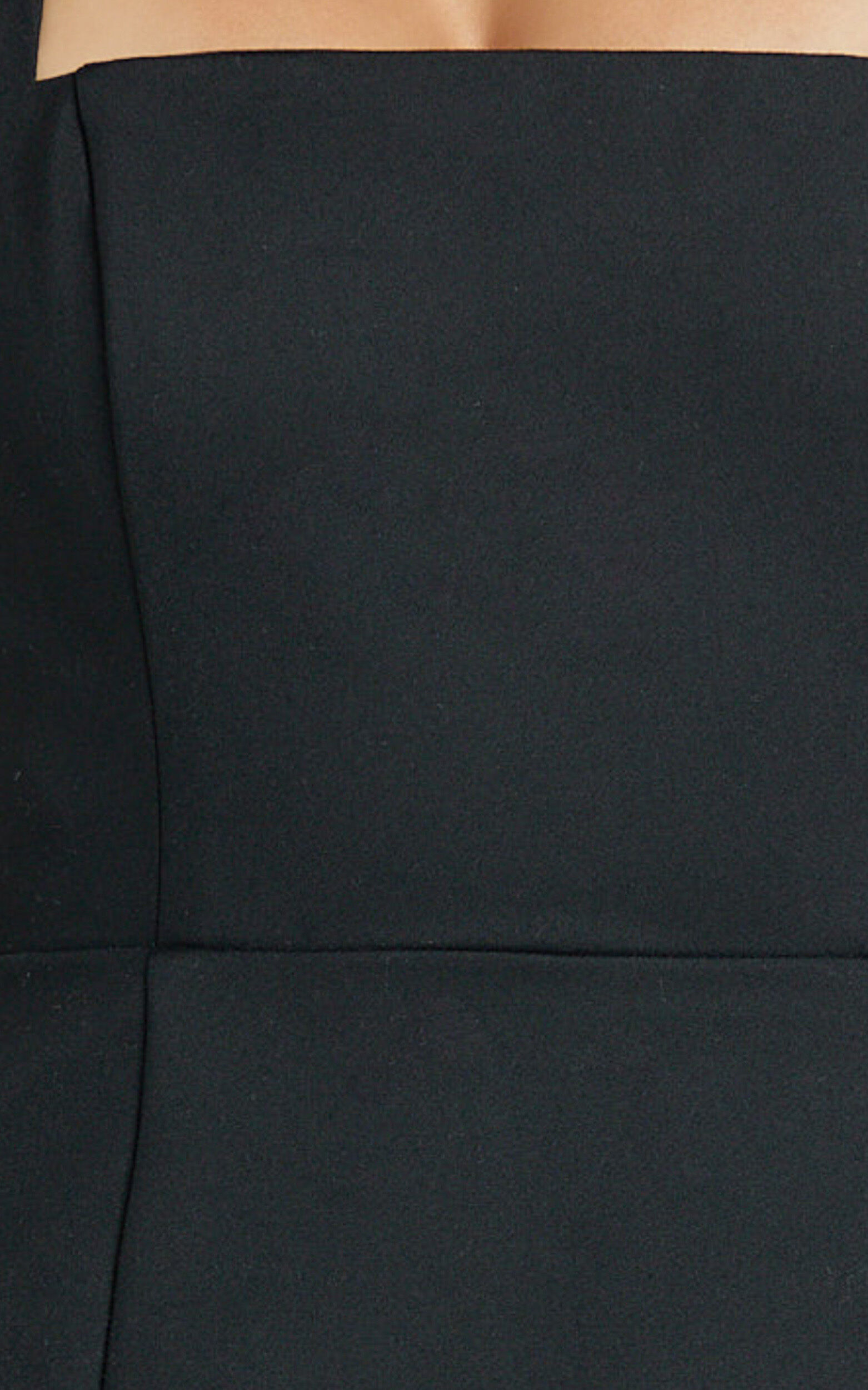 Dante Mini Dress - Halter Neck Tie Tulip Skirt Dress in Black