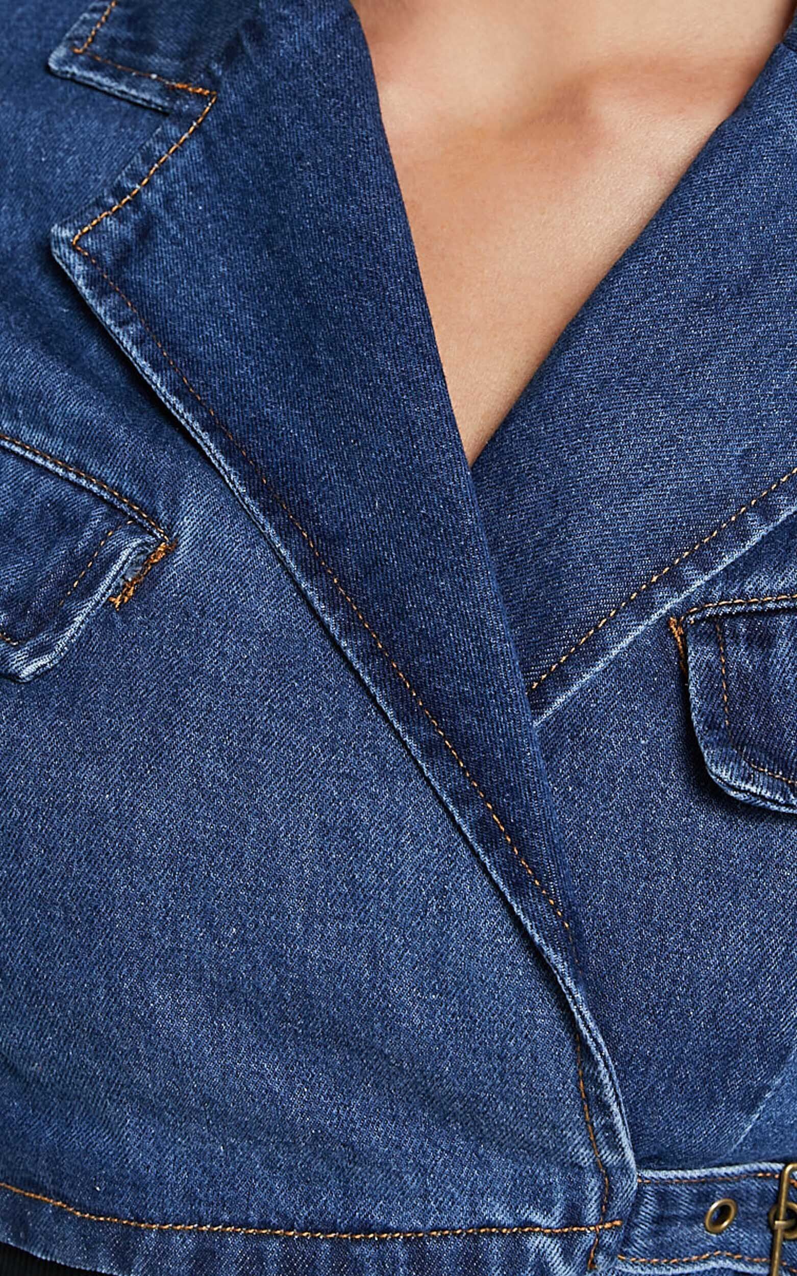 Lioness - Anja Crop in Dark Denim