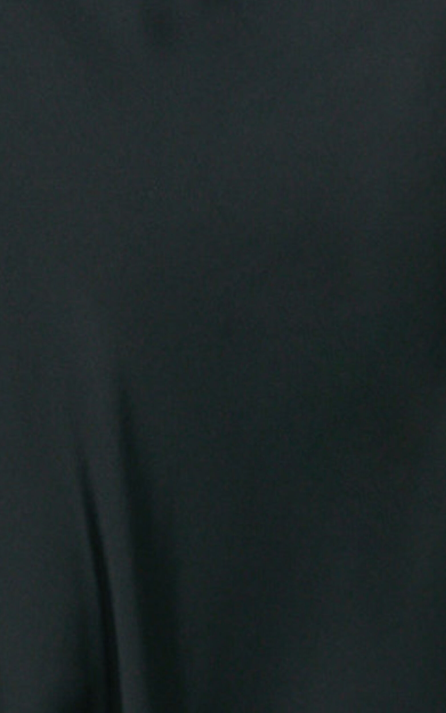 Quincy Maxi Dress - Satin Slip Dress in Black