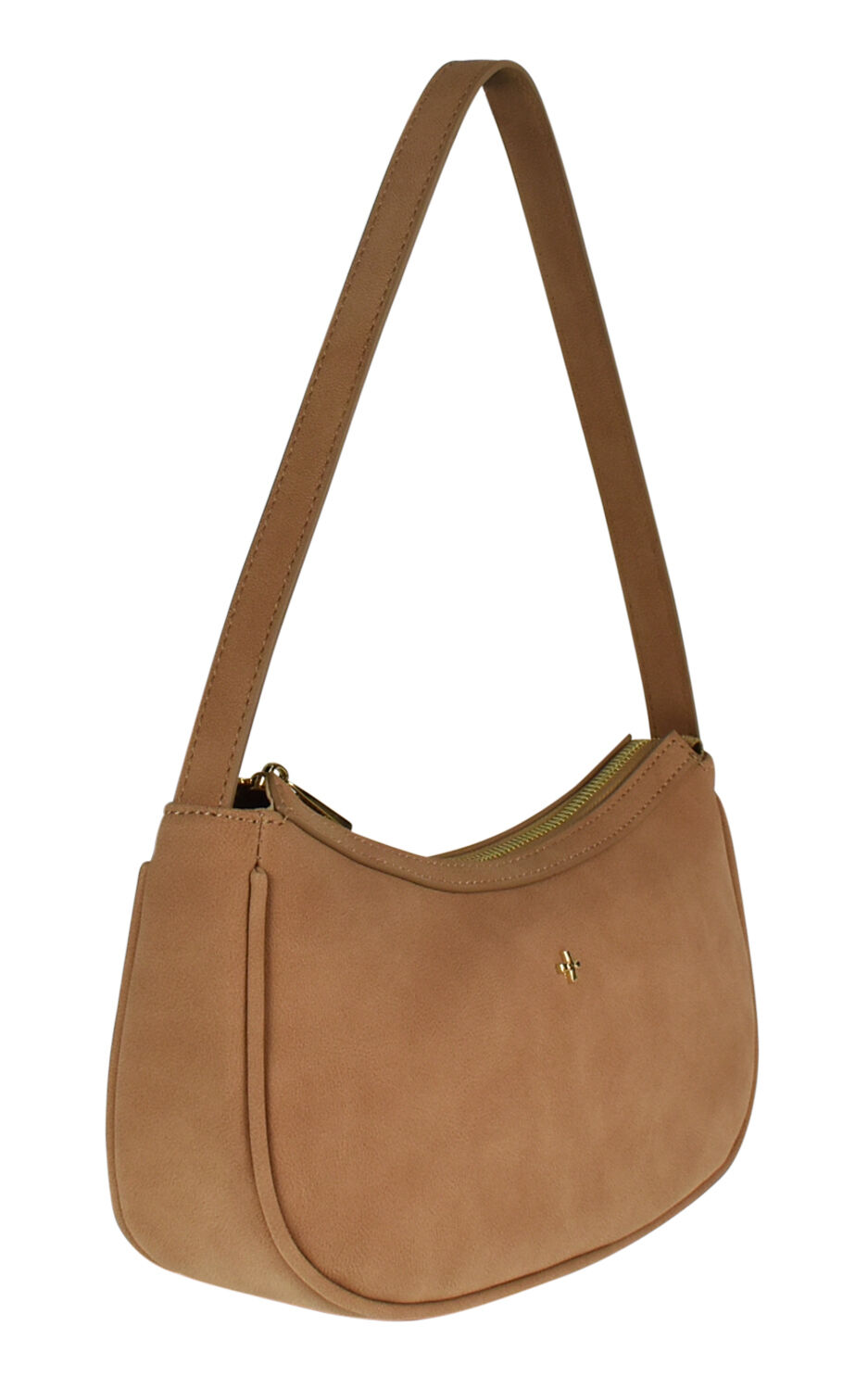 Peta and Jain - Dixie Shoulder Bag in Tan Suede