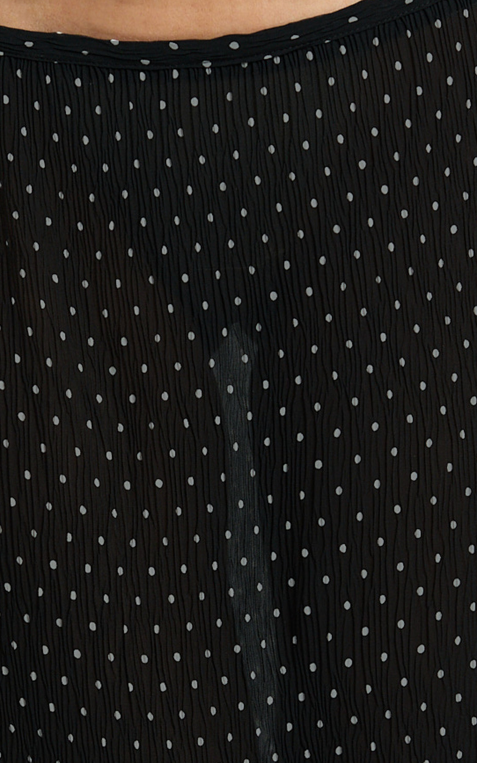 Lioness - Ford Maxi Skirt in Onyx Polka