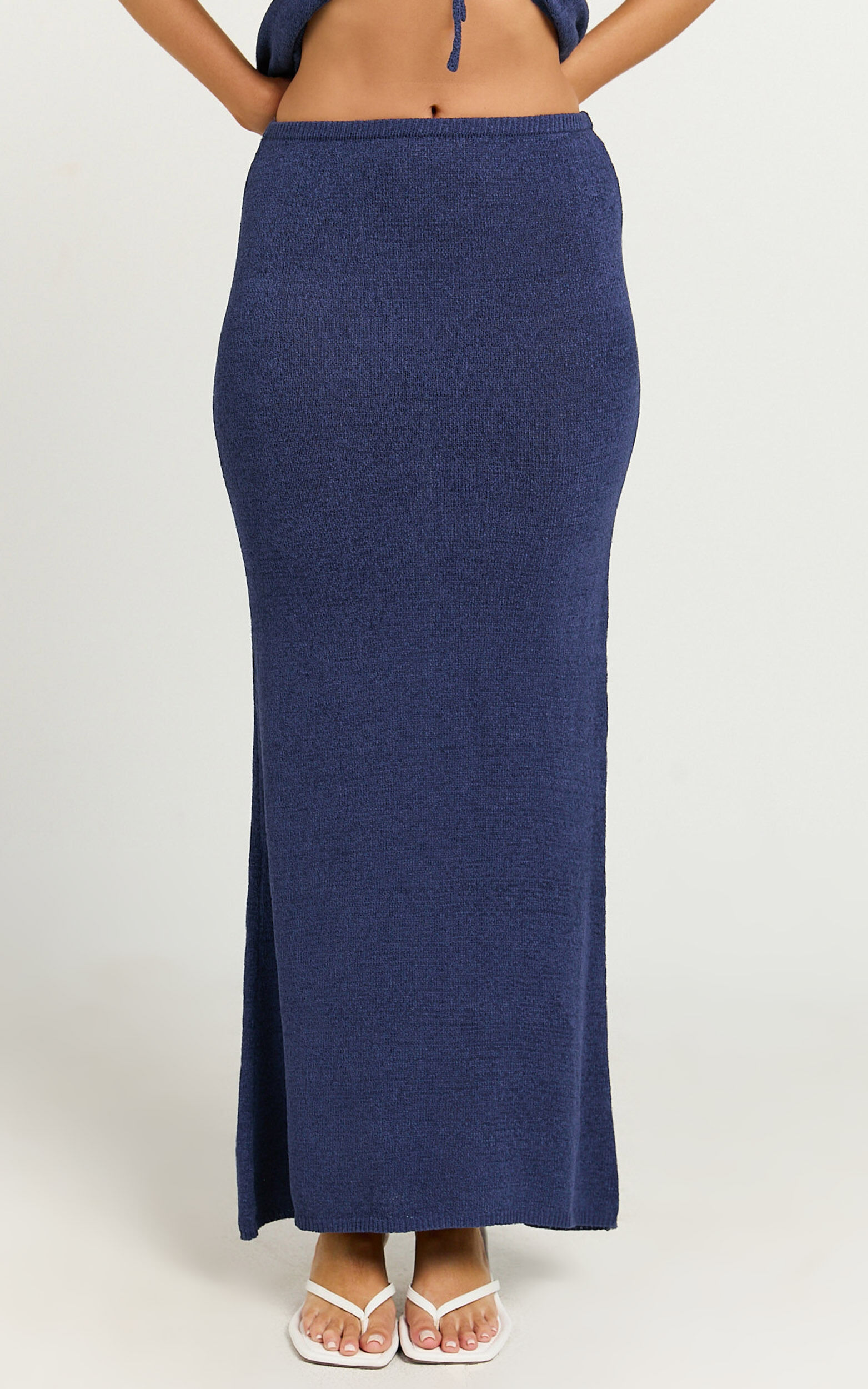 Runaway The Label - Aphrodite Maxi Skirt in Blue
