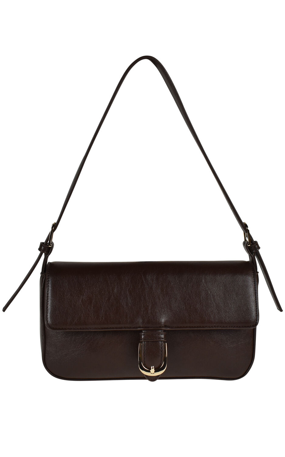 Peta and Jain - Ginger Shoulder Bag in Chocolate Crinkle