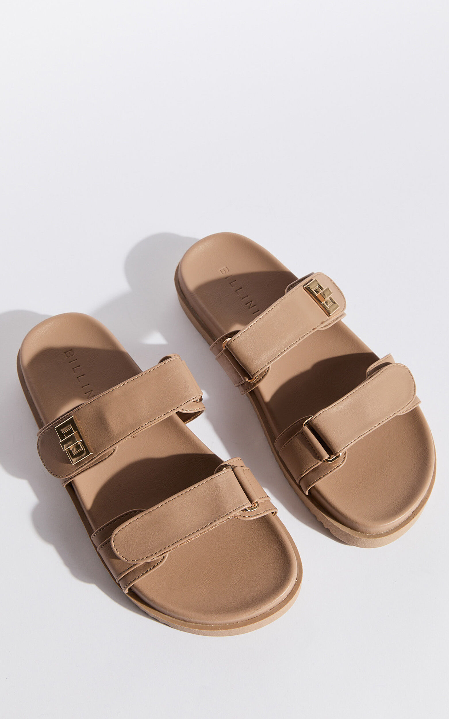 Billini - Amylee Slides in Light Cashew