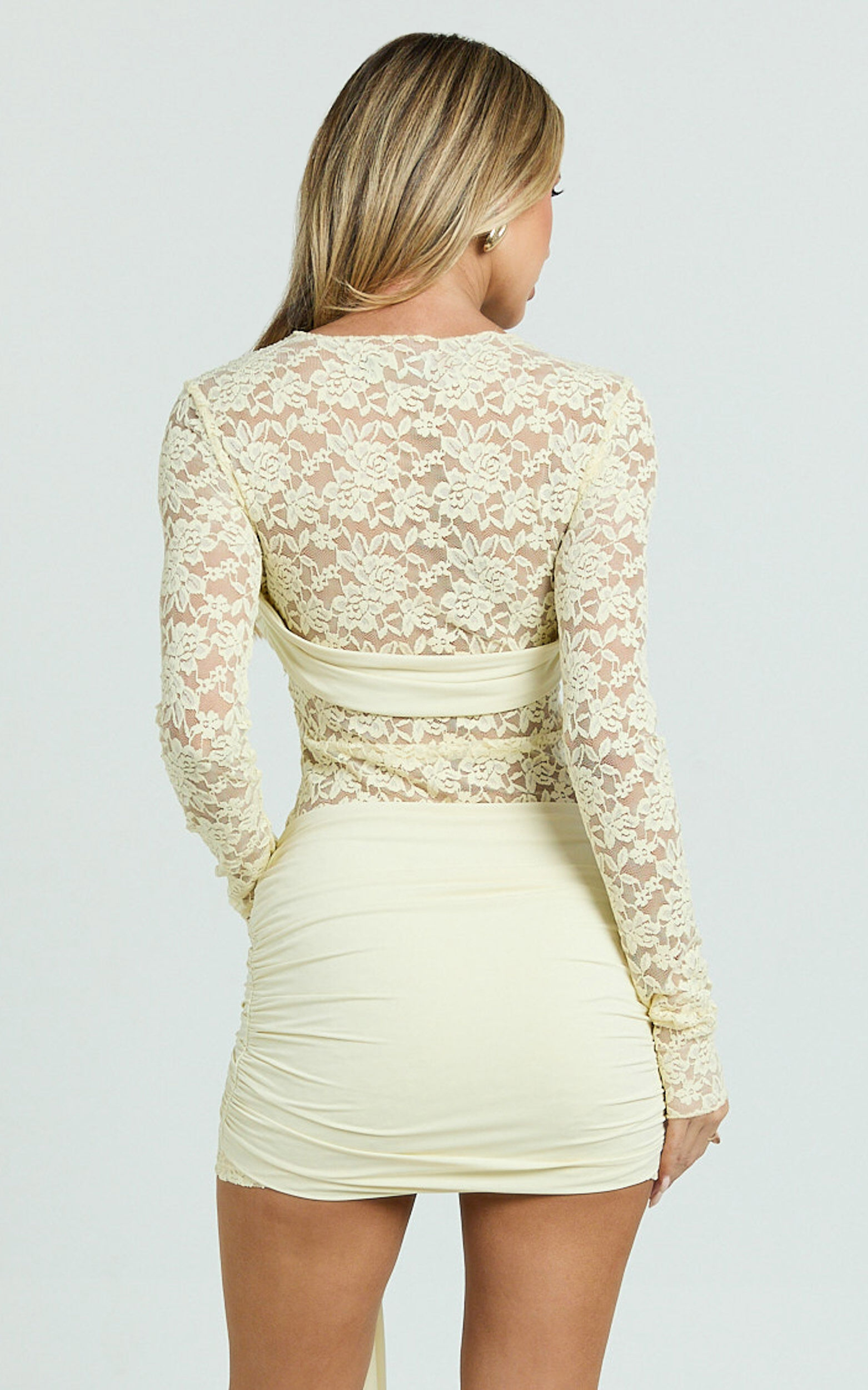 Lioness - Midnight Mini Dress in Butter