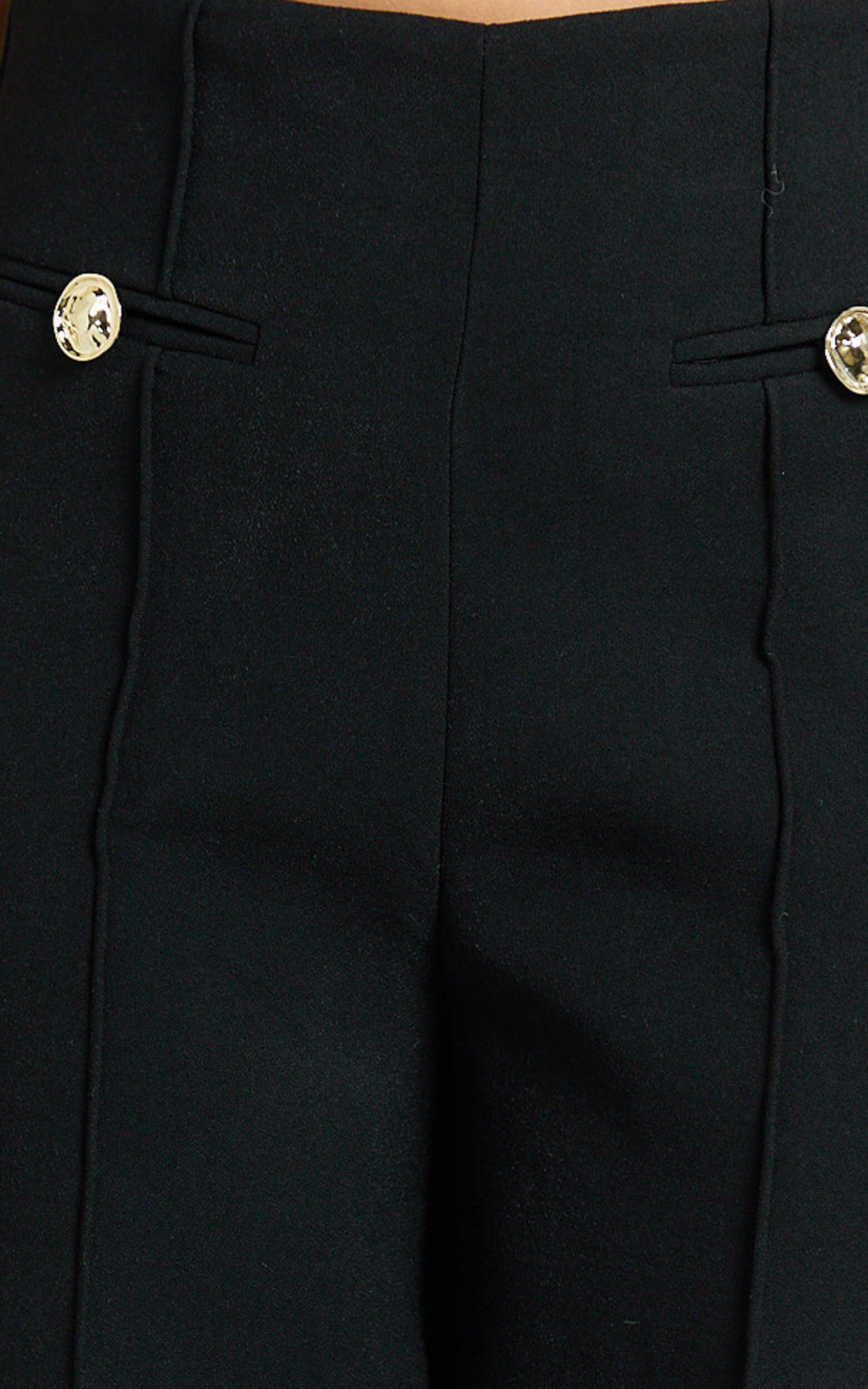 Clara Pants - High Waisted Wide Leg Pants in Black