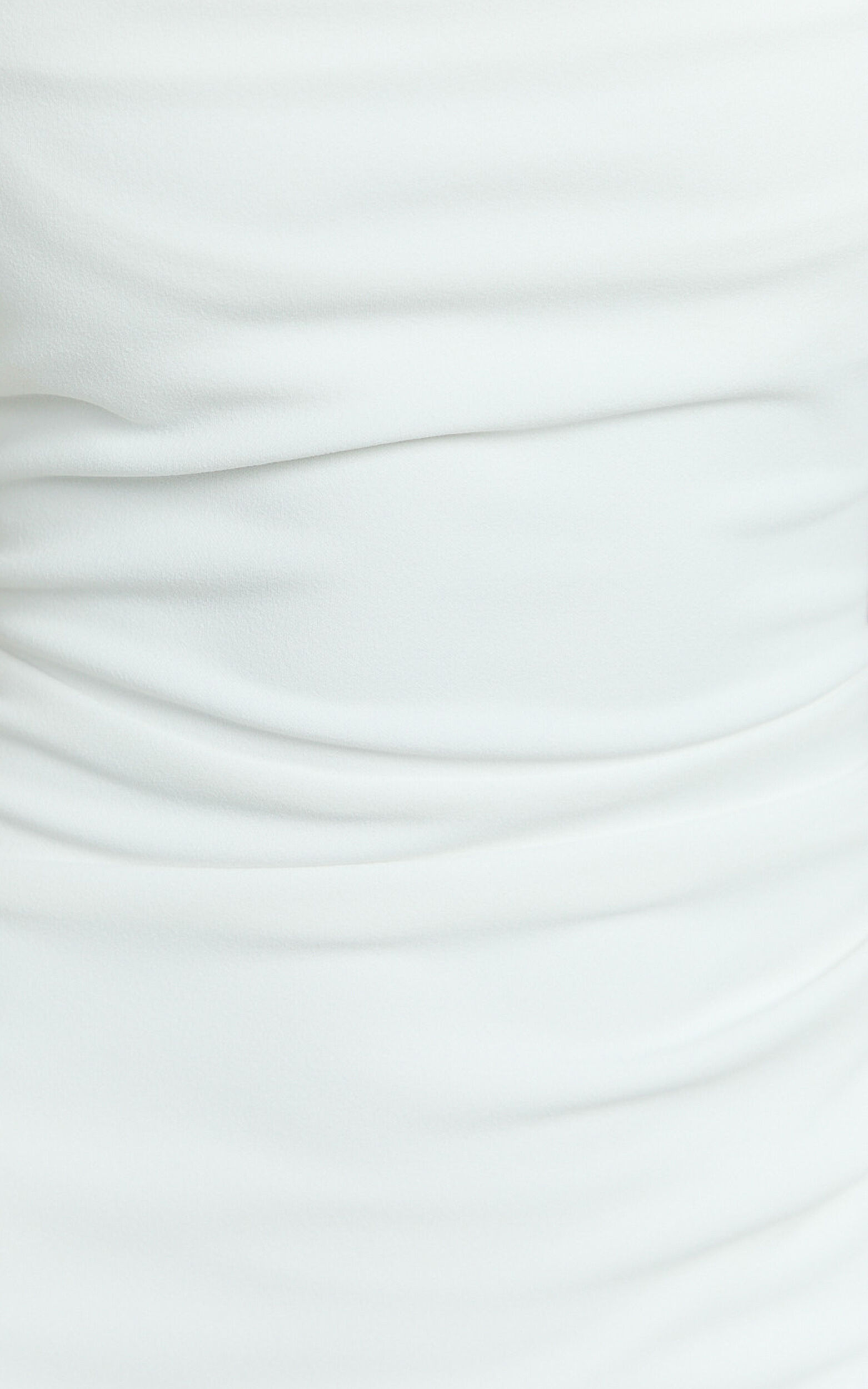 Tabitha Maxi Dress - Cowl Neck High Split Dress in Ivory