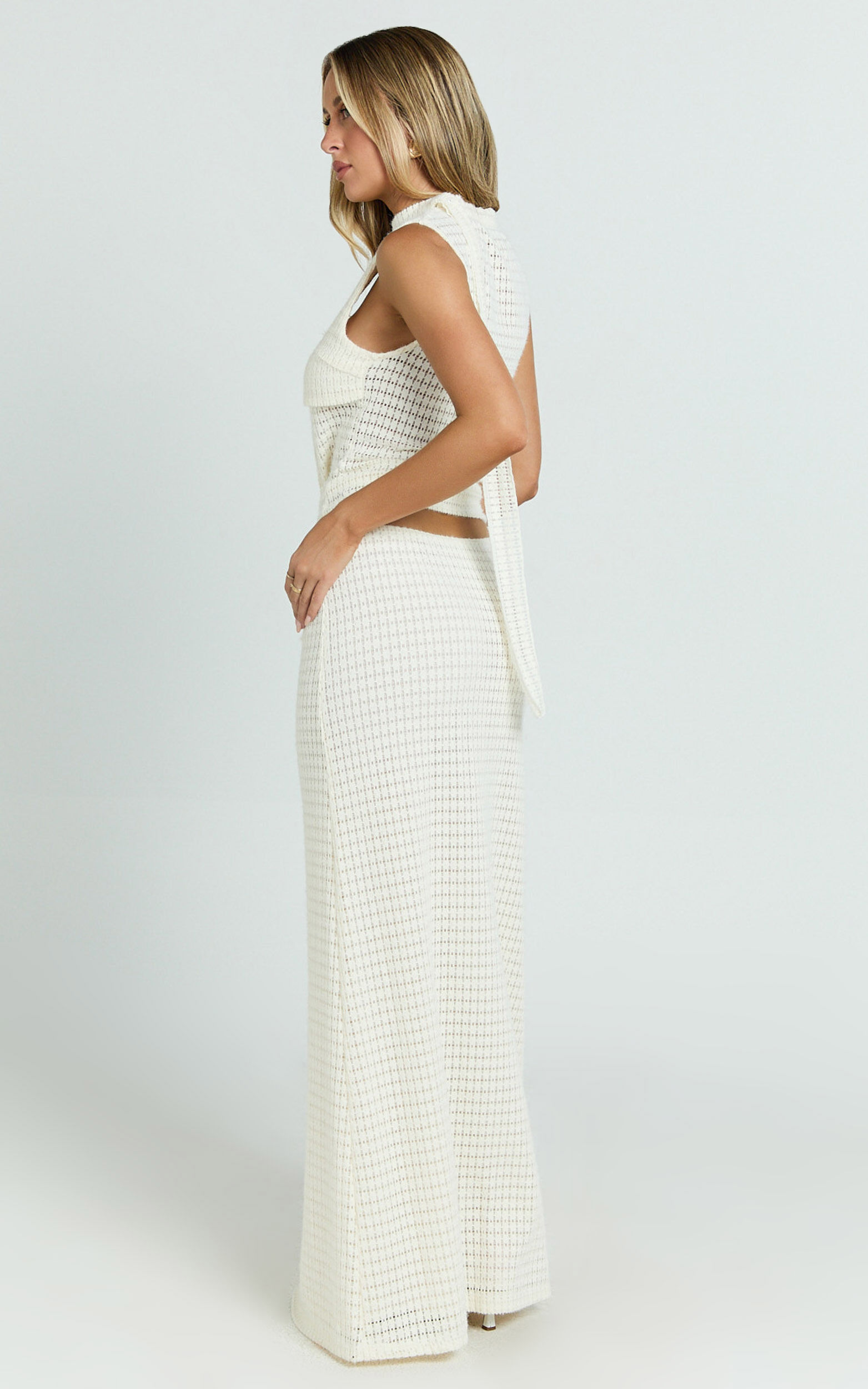 Lioness - In Your Dreams Maxi Skirt in Beige