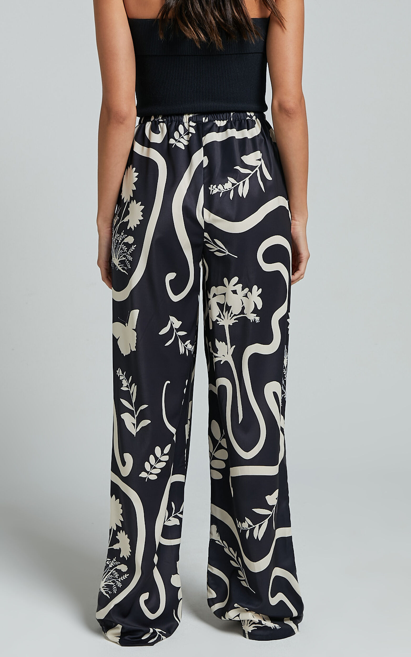 Runaway The Label - Leo Pant in Black/Sand