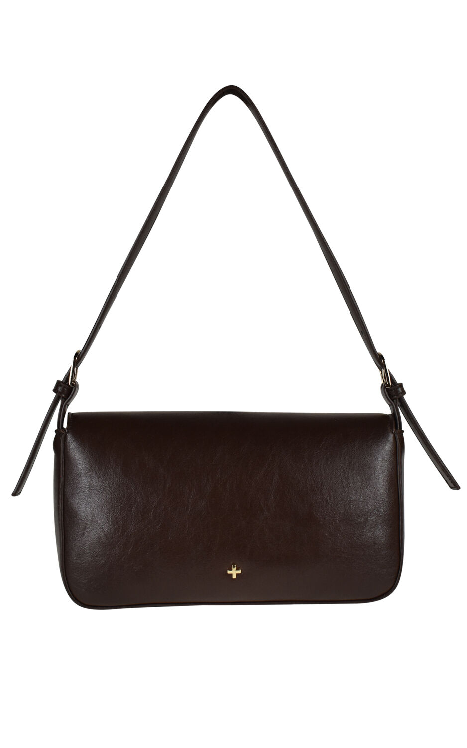 Peta and Jain - Ginger Shoulder Bag in Chocolate Crinkle