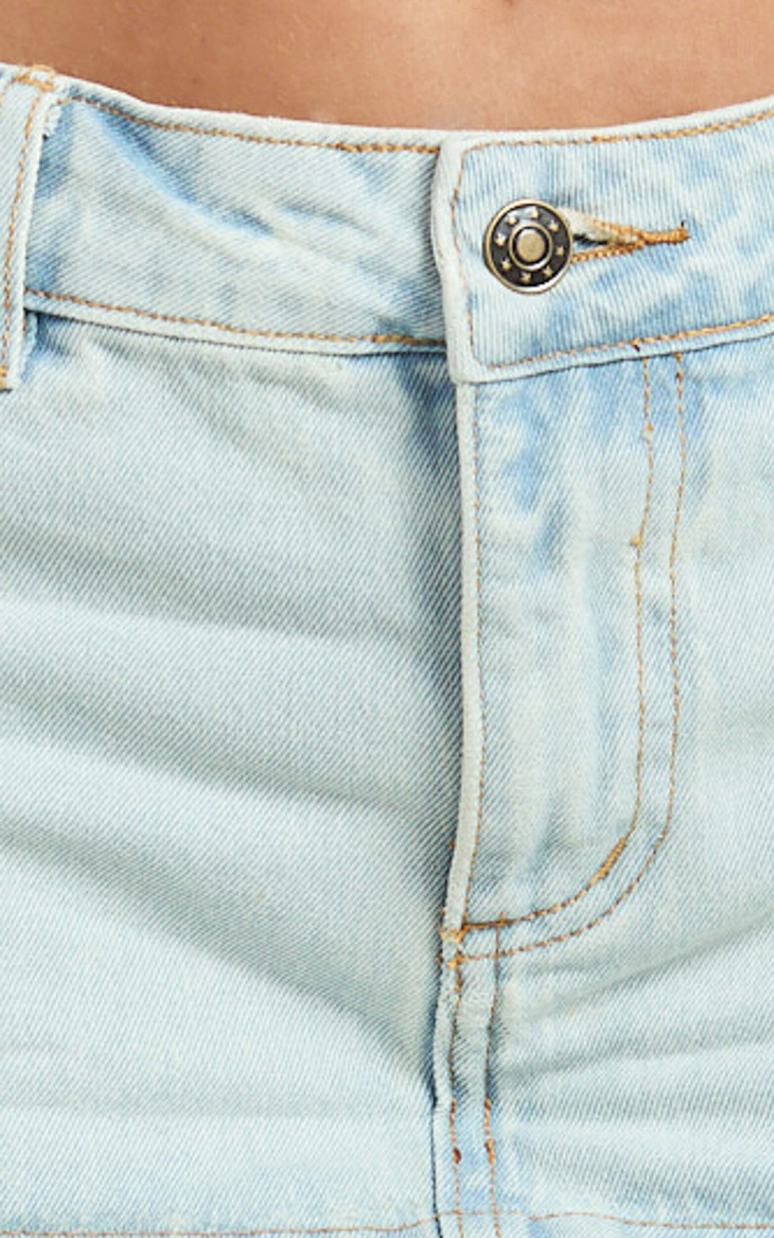 Lioness - Rhode Mini Skirt in Light Denim