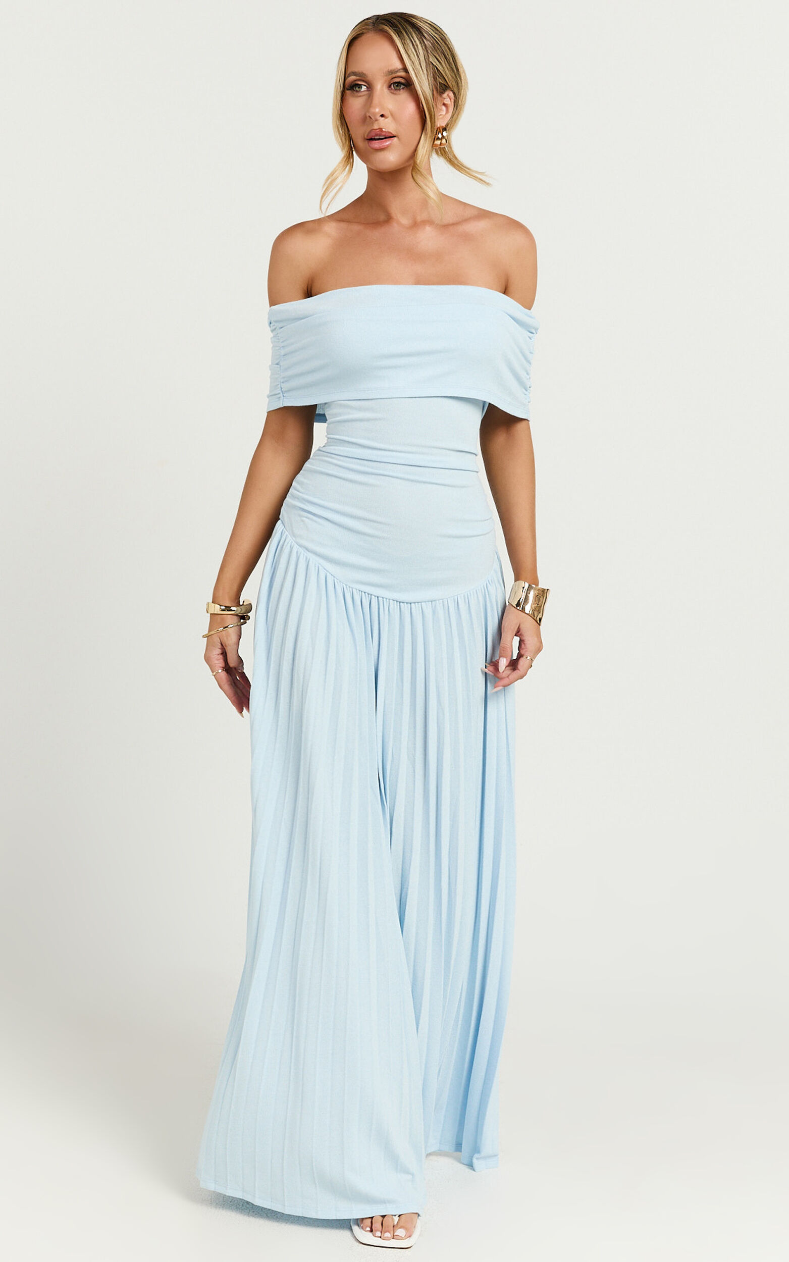 Lioness - Field of Dreams Maxi Dress in Soft Blue