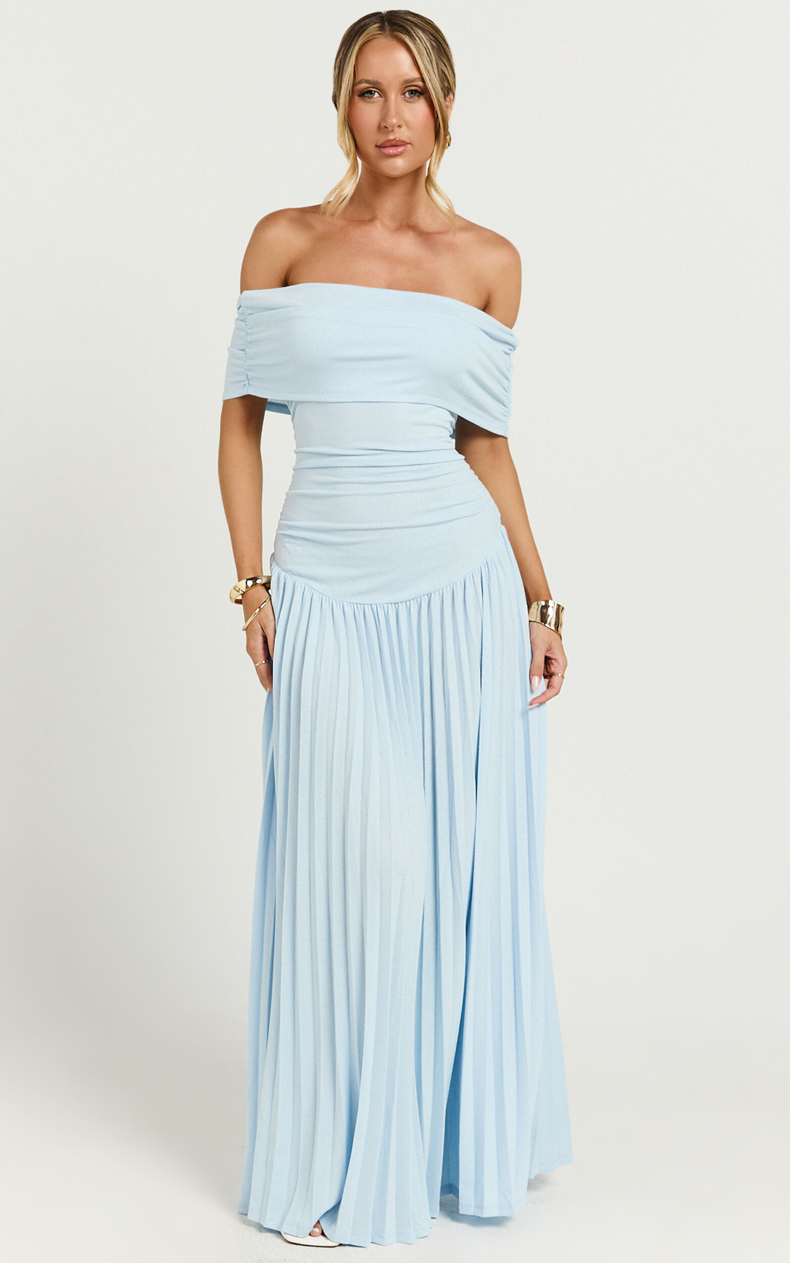 Lioness - Field of Dreams Maxi Dress in Soft Blue
