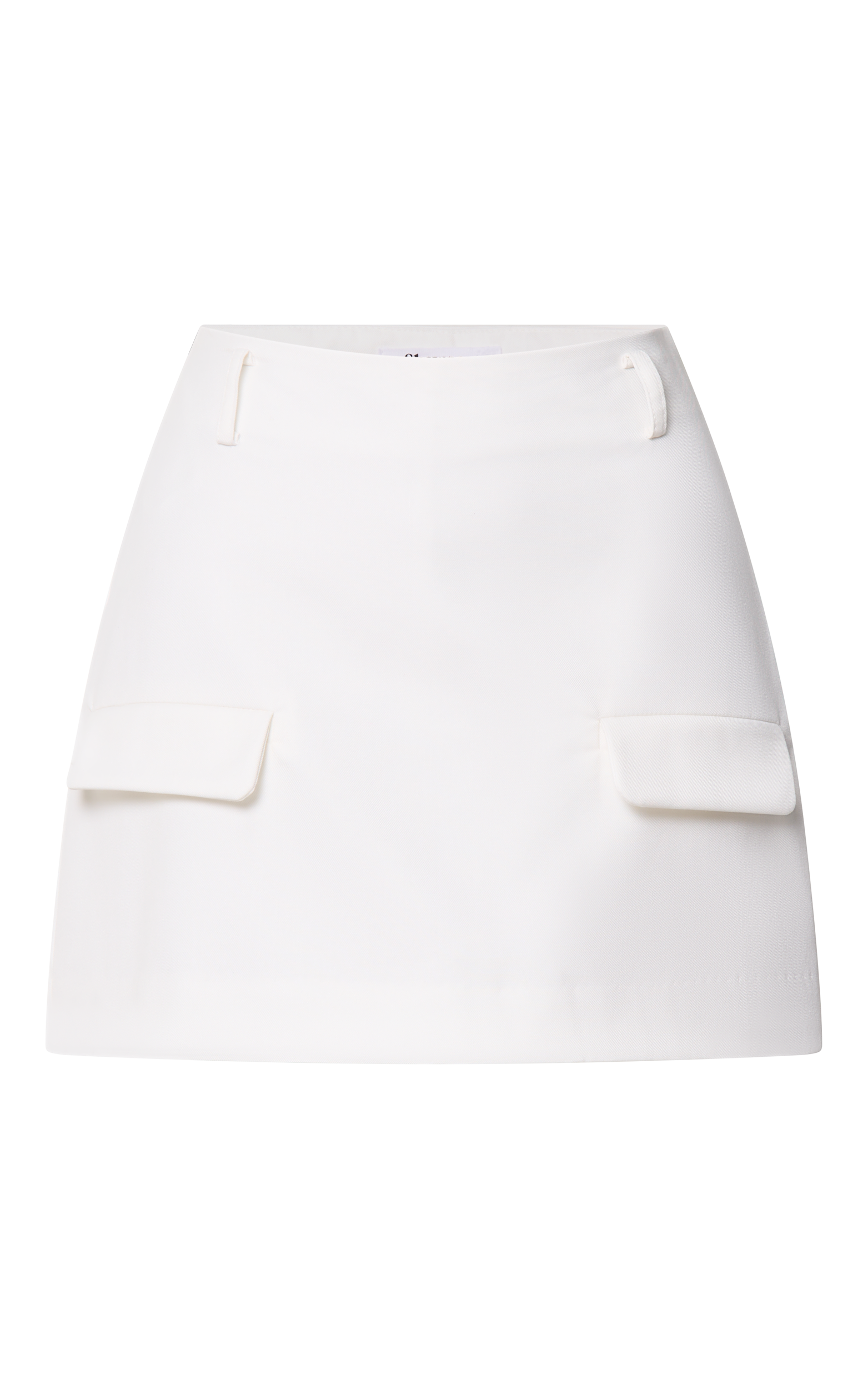 Haidy Skort - Mid Waisted Tailored Mini Skort in White