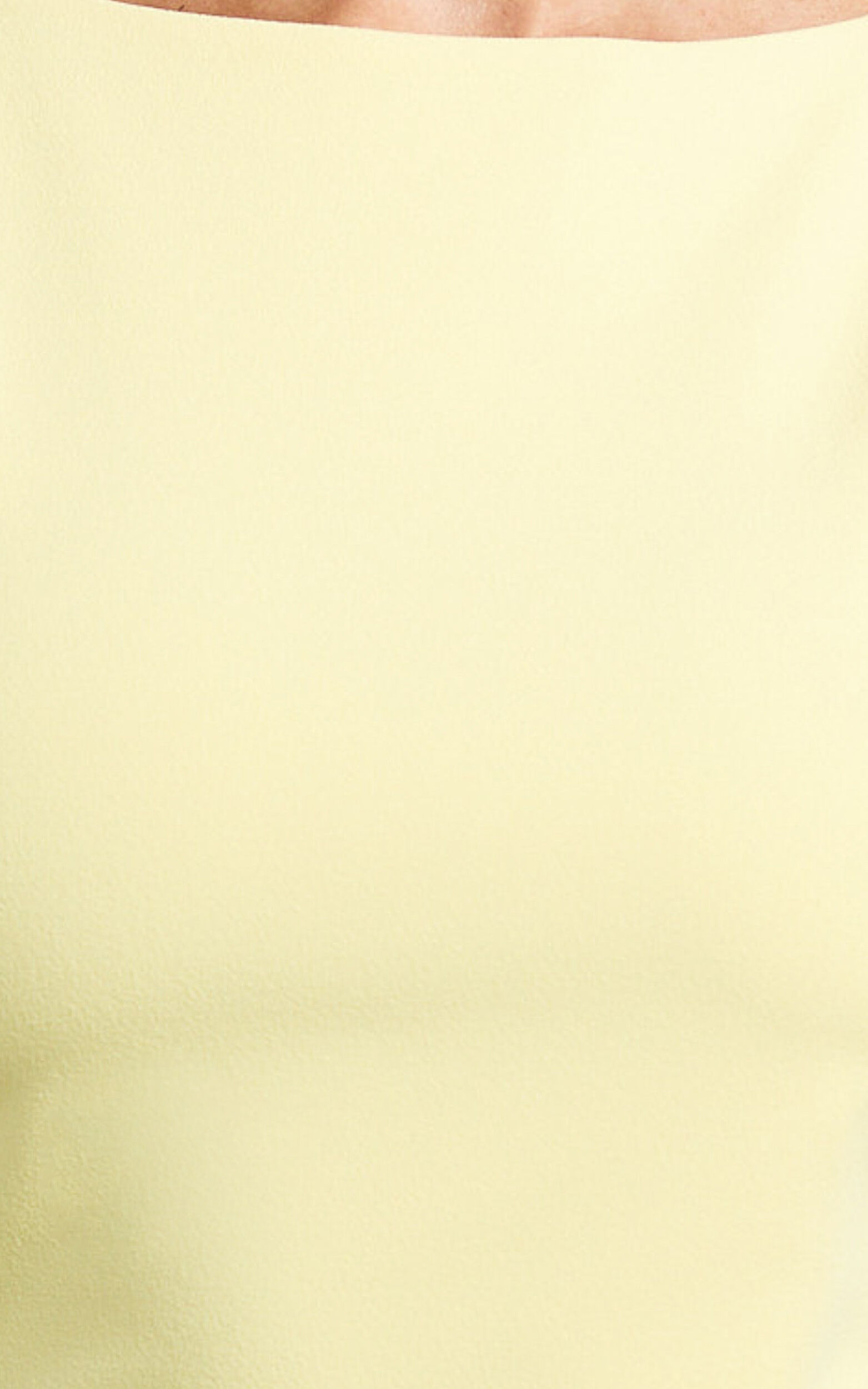 Indi Maxi Dress - Boat Neck Bodycon Dress in Lemon