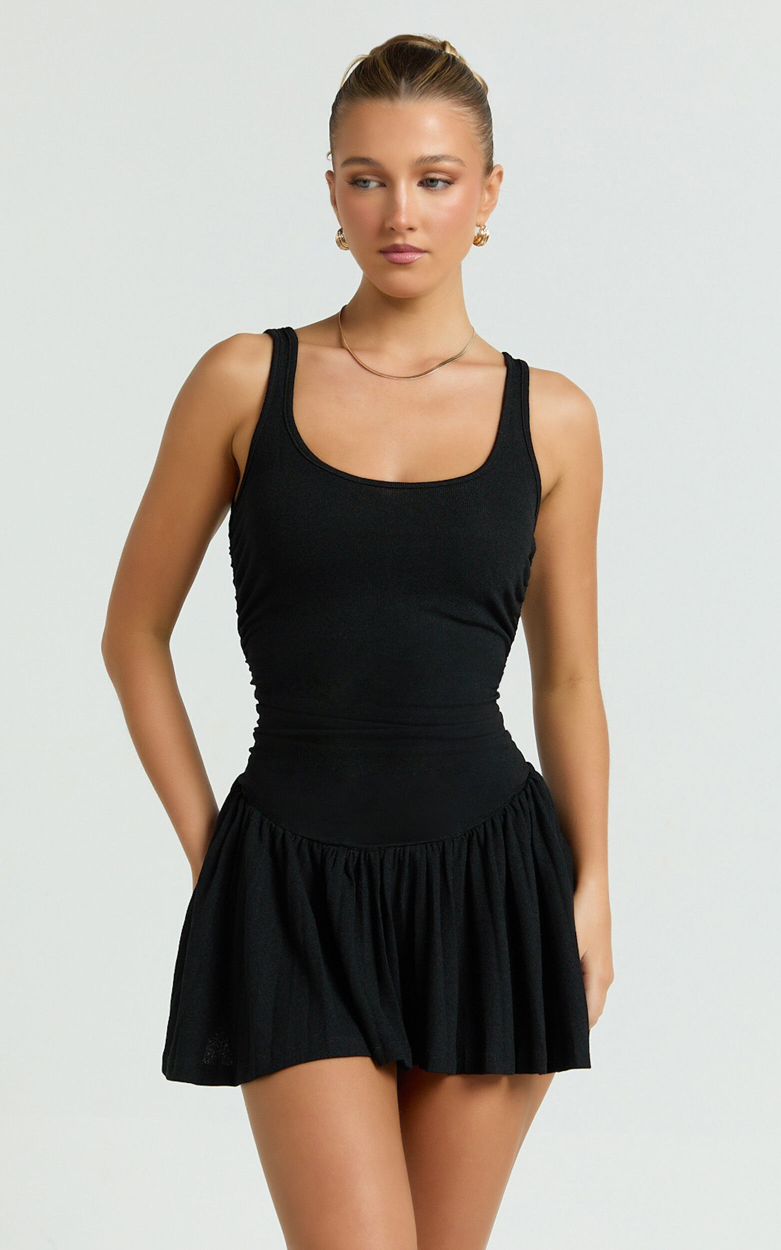 Lioness - Field of Dreams Mini Dress in Onyx