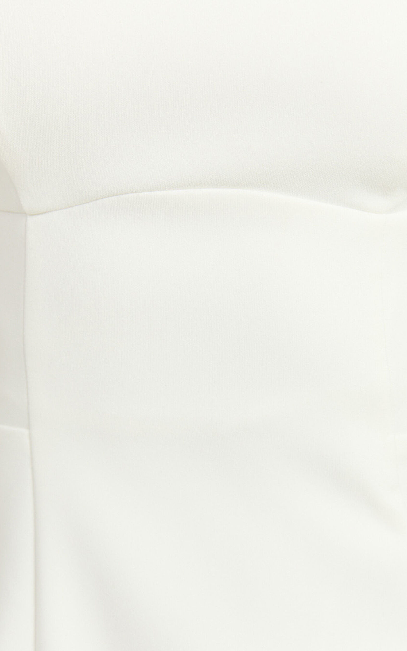 Freddie Mini Dress - Boat Neck Fit and Flare Dress in White