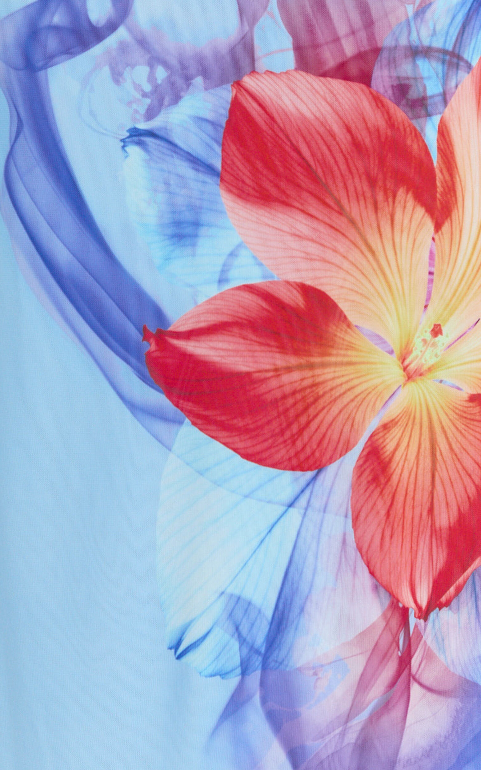 Lilly Maxi Skirt - Mesh Low Waist Skirt in Electric Orchid