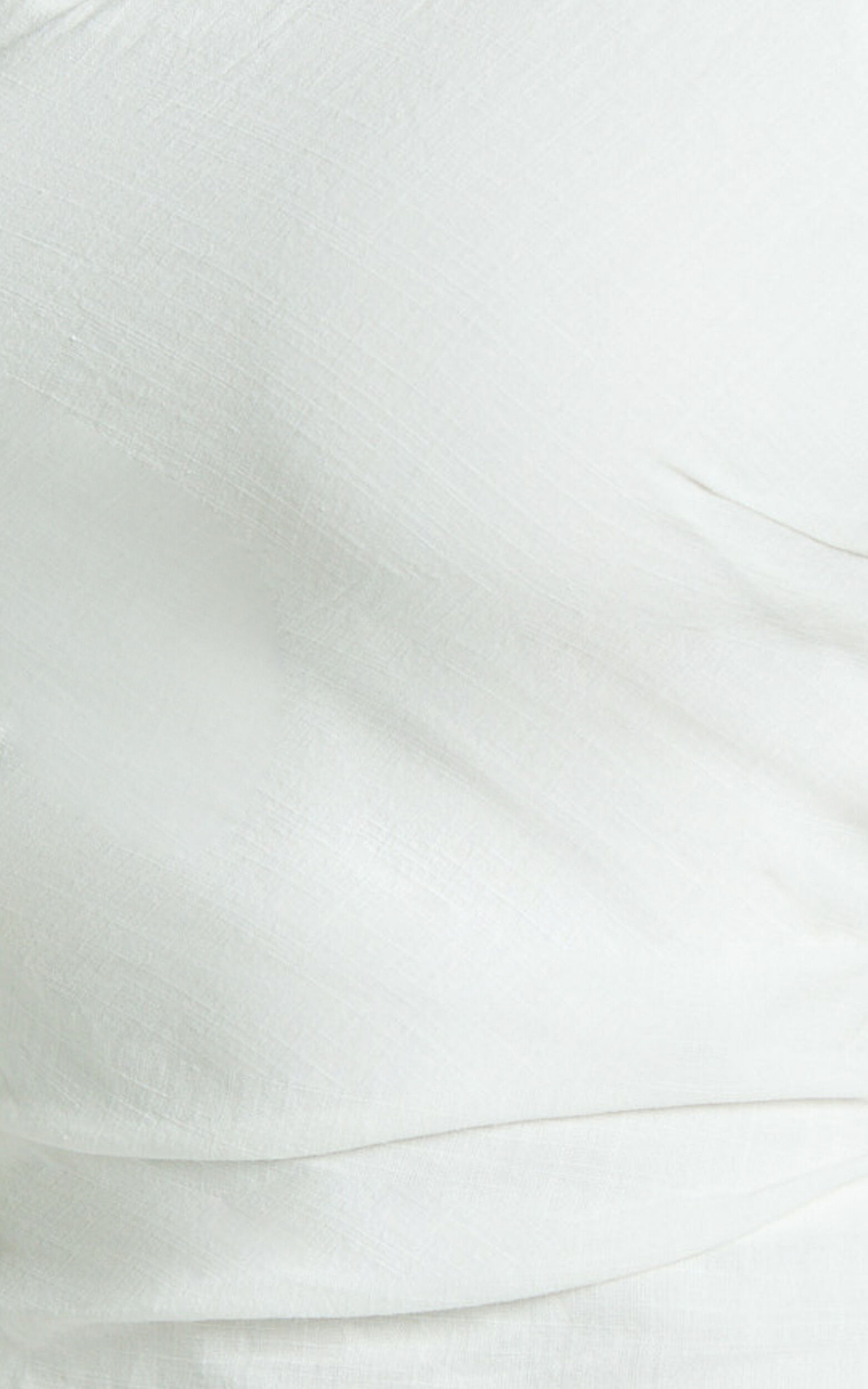 Lindley Midi Dress - Halter Neck Linen Look Dress in White