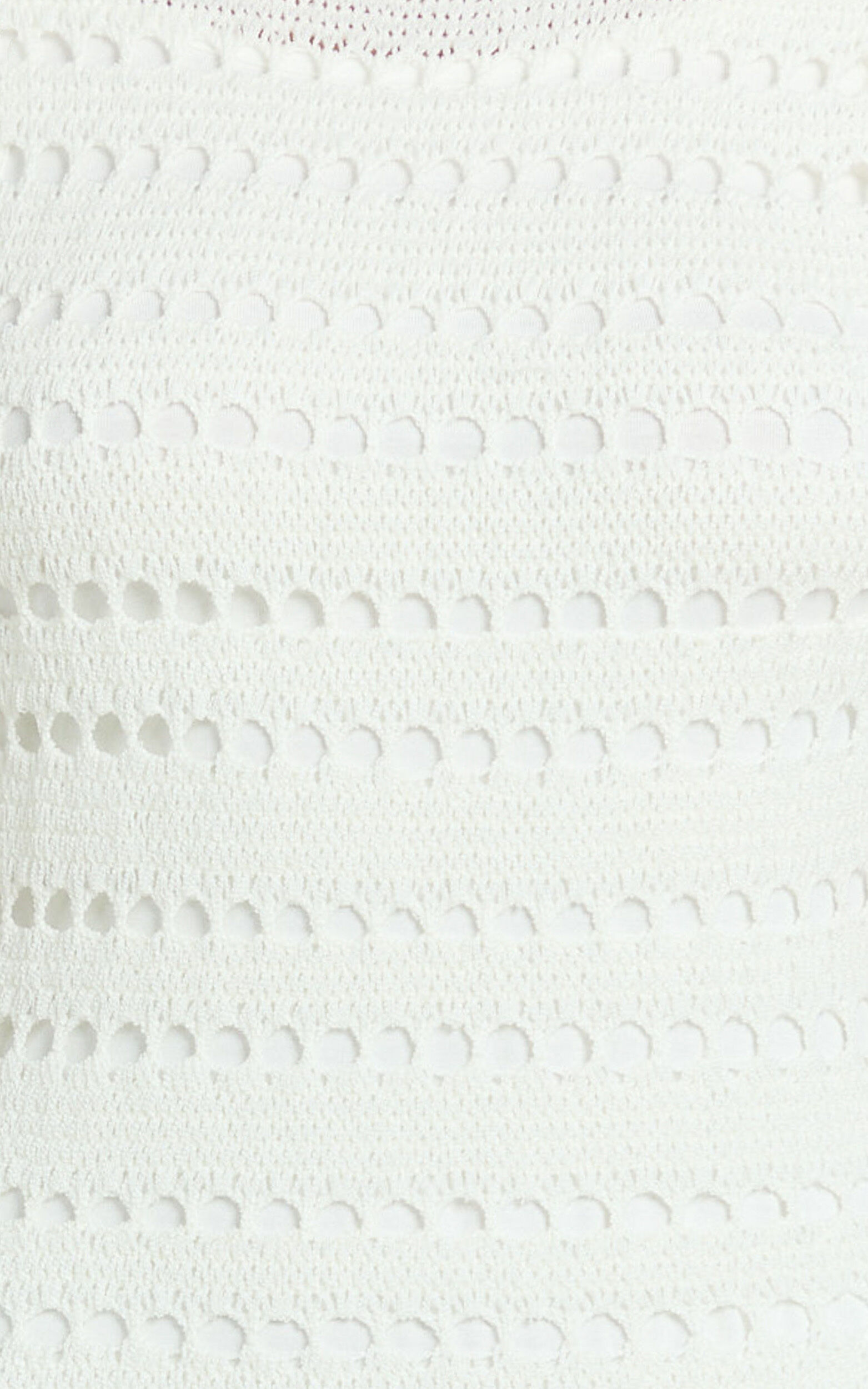 Orlando Maxi Dress - Boat Neck Low Back Side Split Knit Dress in Off White