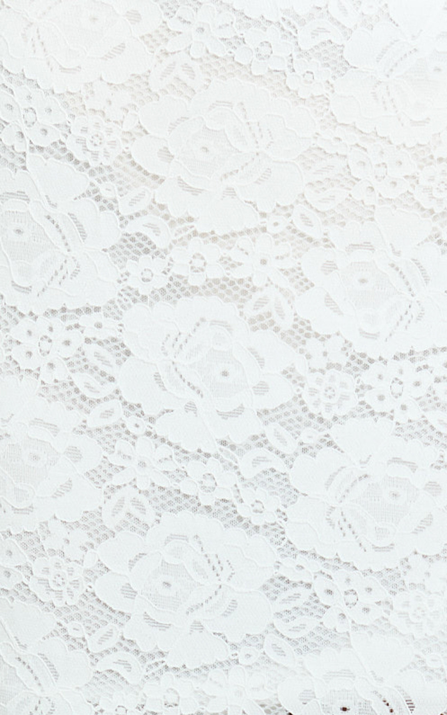 Kamille Maxi Skirt - Lace Mermaid Hem Skirt in White