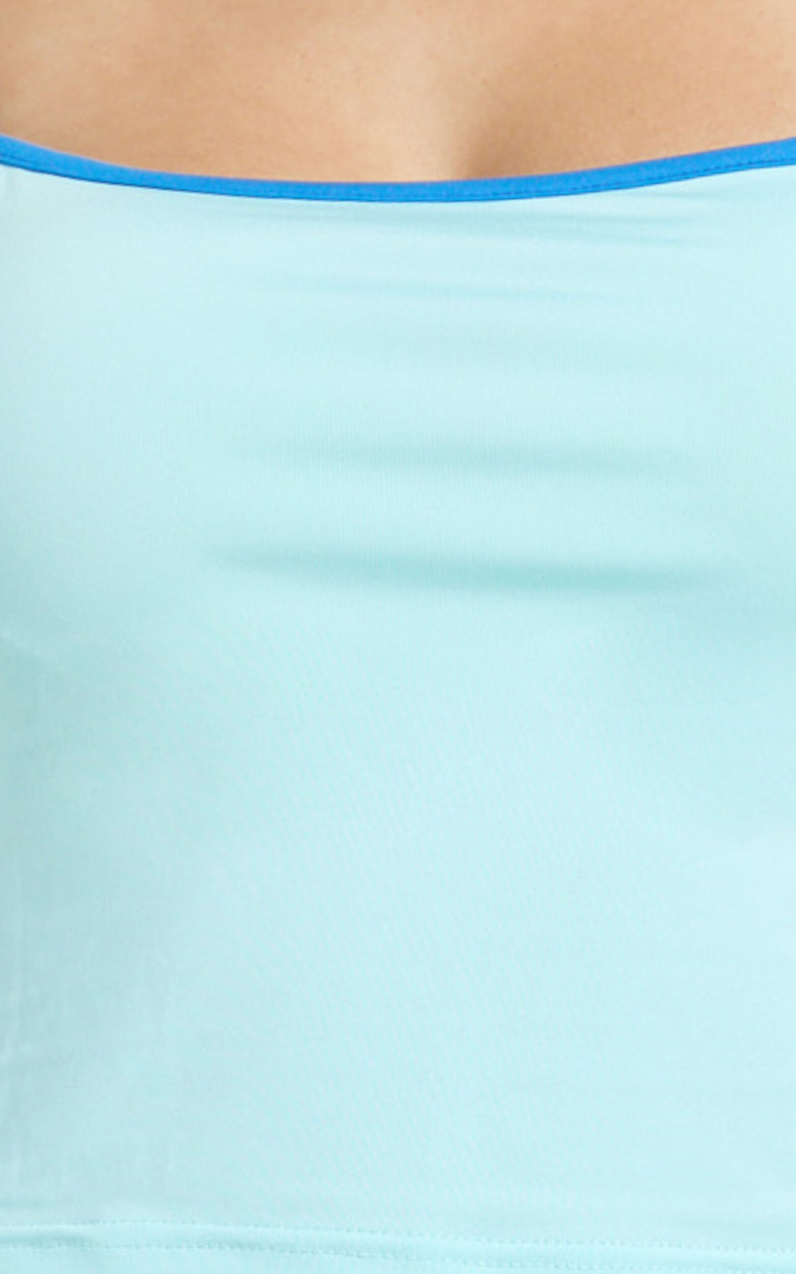 Alyssa Two Piece Set - Contrast Cami Top and Maxi Skirt Set in Light Blue