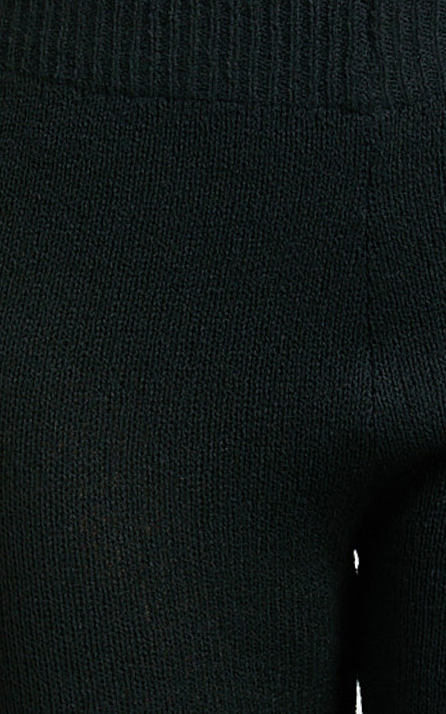 Nova Pants - Knitted Wide Leg Pant in Black