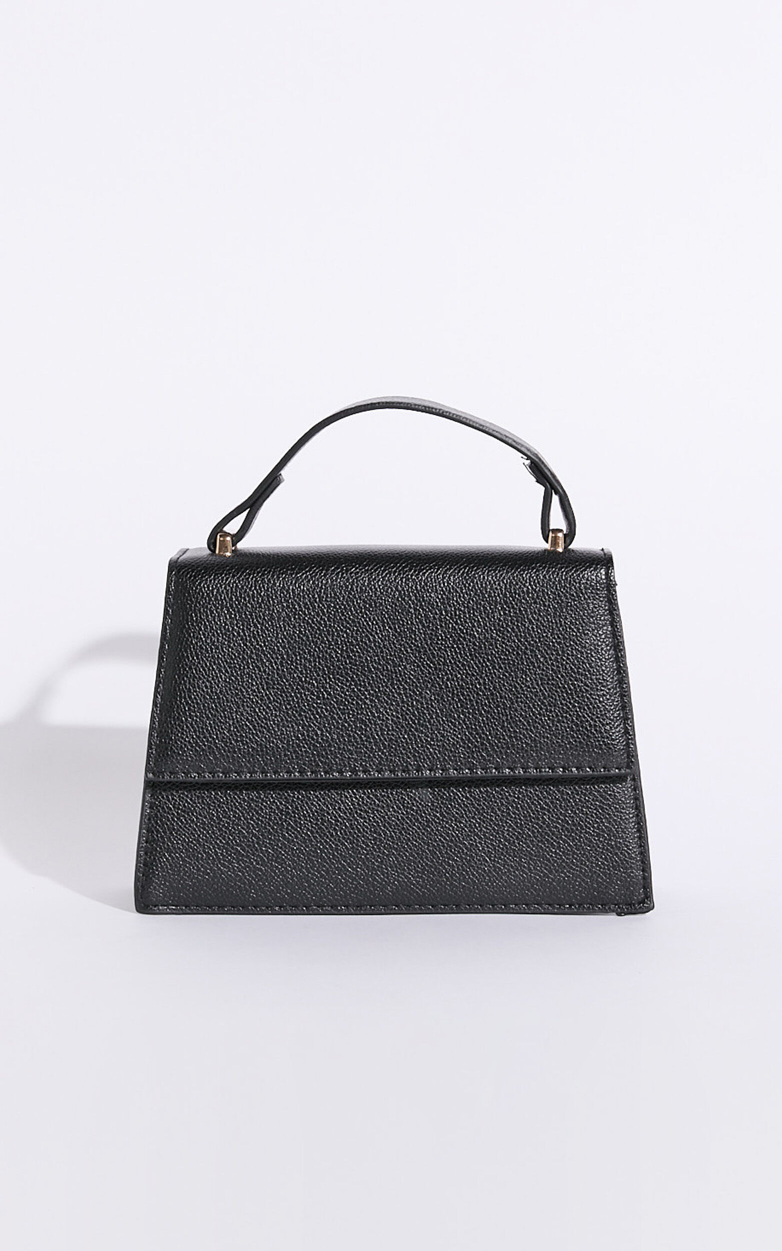Rhianna Bag - Top Handle Crossbody Bag in Black