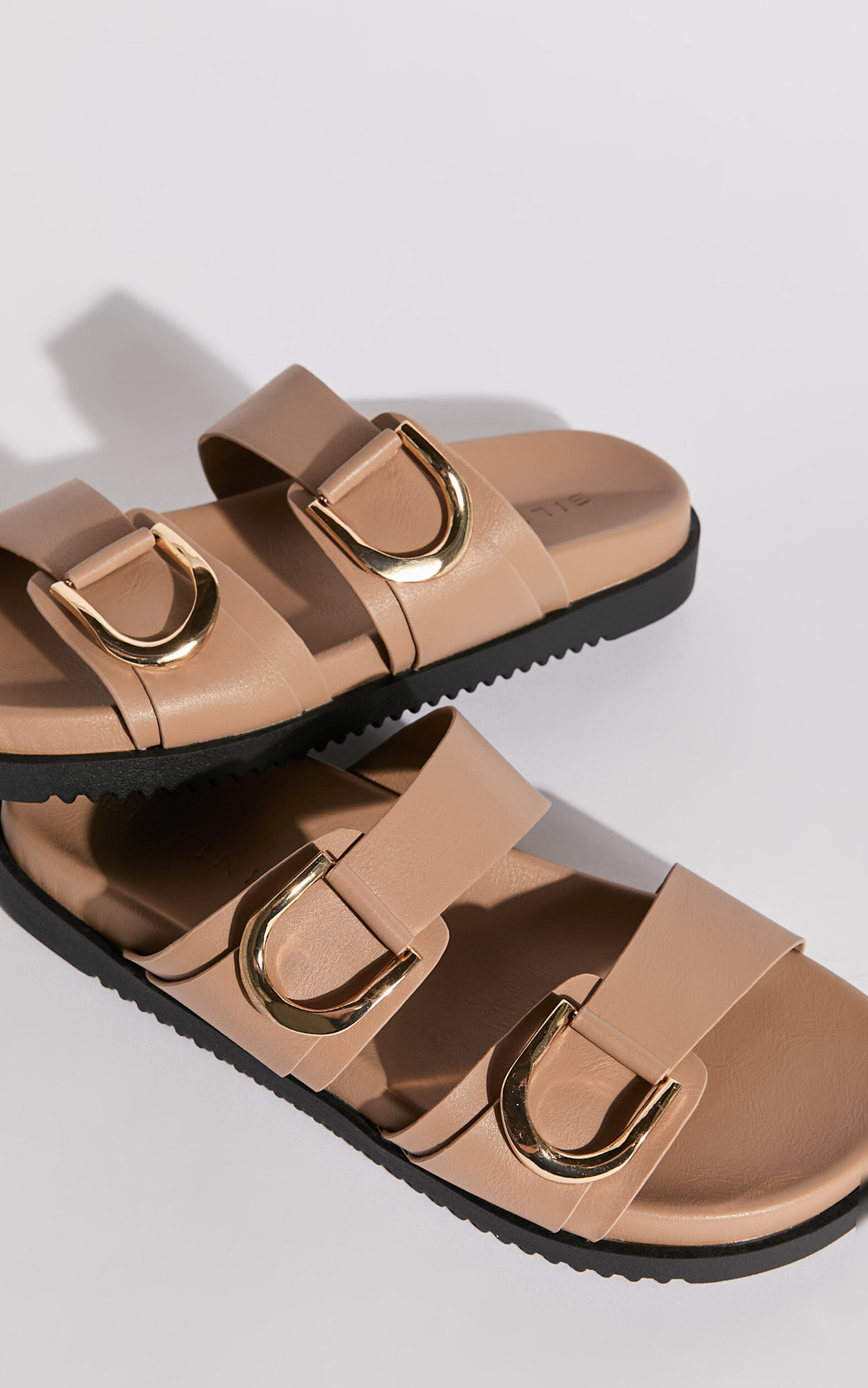 Billini - Areli Slides in Light Cashew