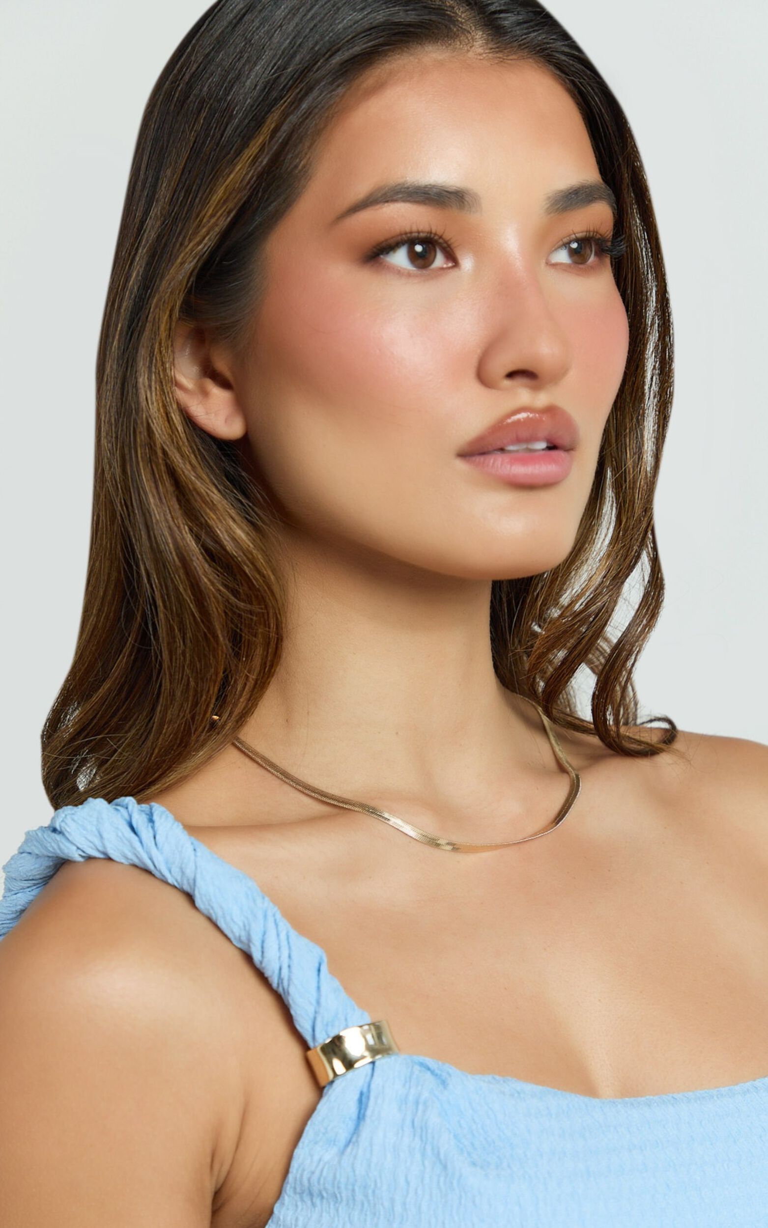 Remy Necklace - Snake Chain Necklace in Gold